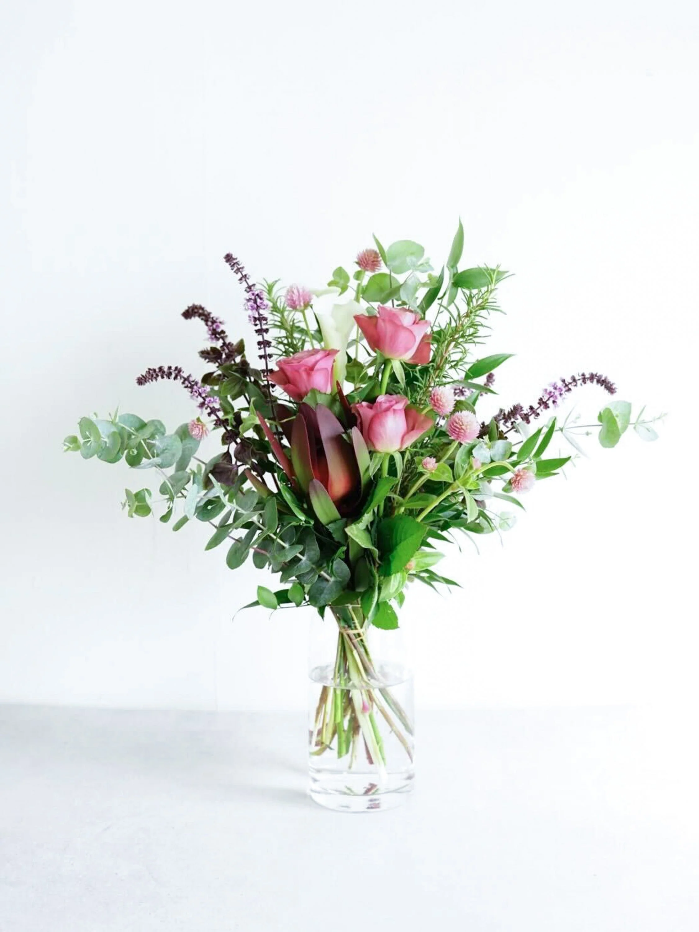 【店舗配送】フローリストにおまかせ 季節の花束 M - ブルー - - Image 19