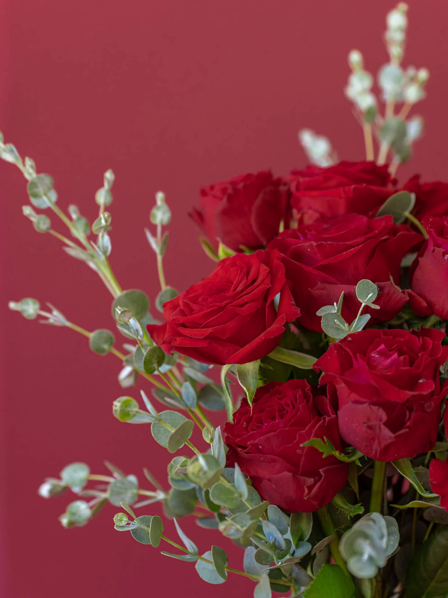【店舗配送】バラの花束 12本 - ピンク - - Image 13