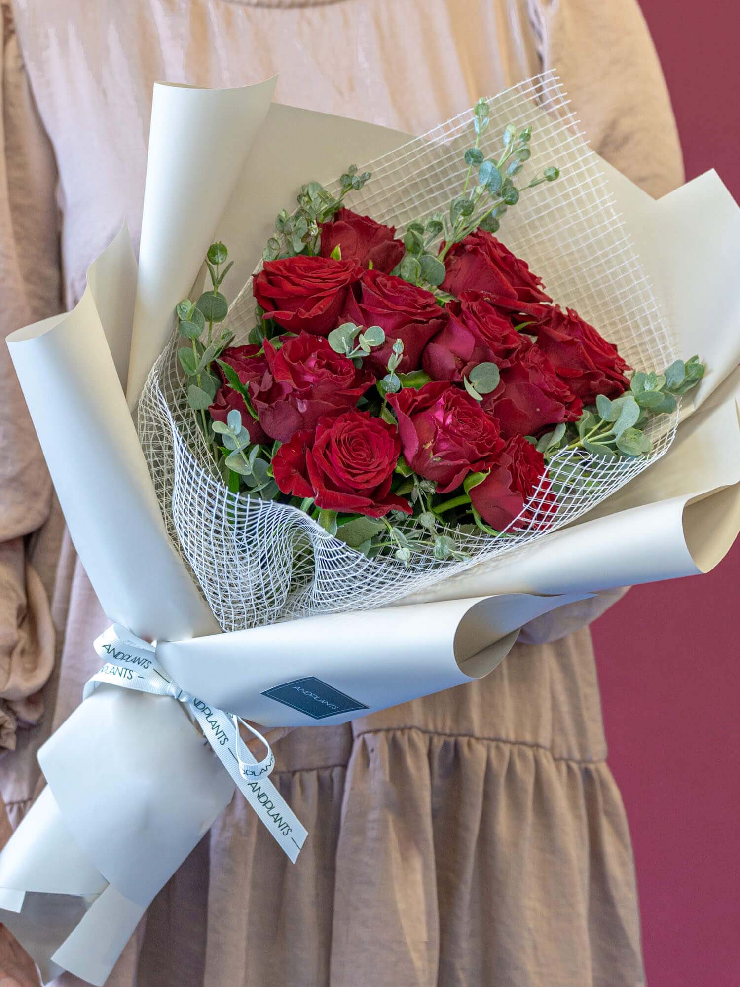 バラの花束 12本 - レッド - - Image 3