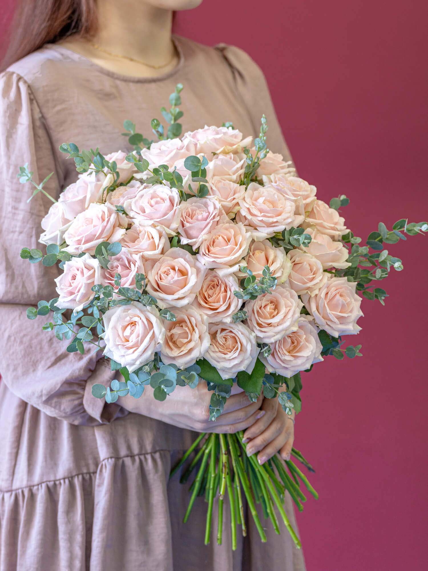 【誕生日ギフト】バラの花束 30本 - ピンク - - Image 10