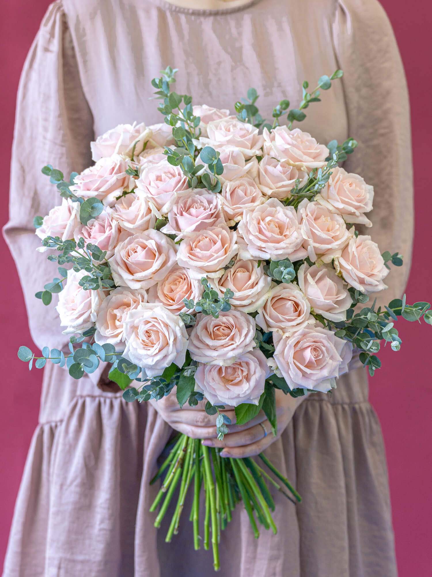 【誕生日ギフト】バラの花束 30本 - ピンク - - Image 4