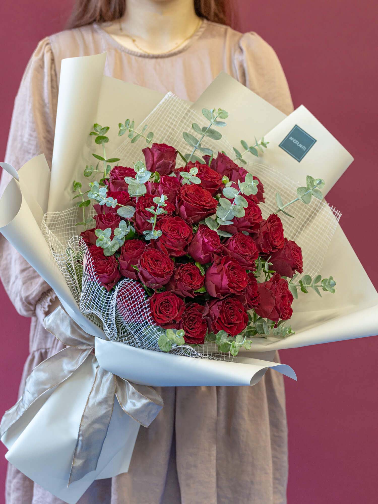 【誕生日ギフト】バラの花束 30本 - レッド - - Image 3