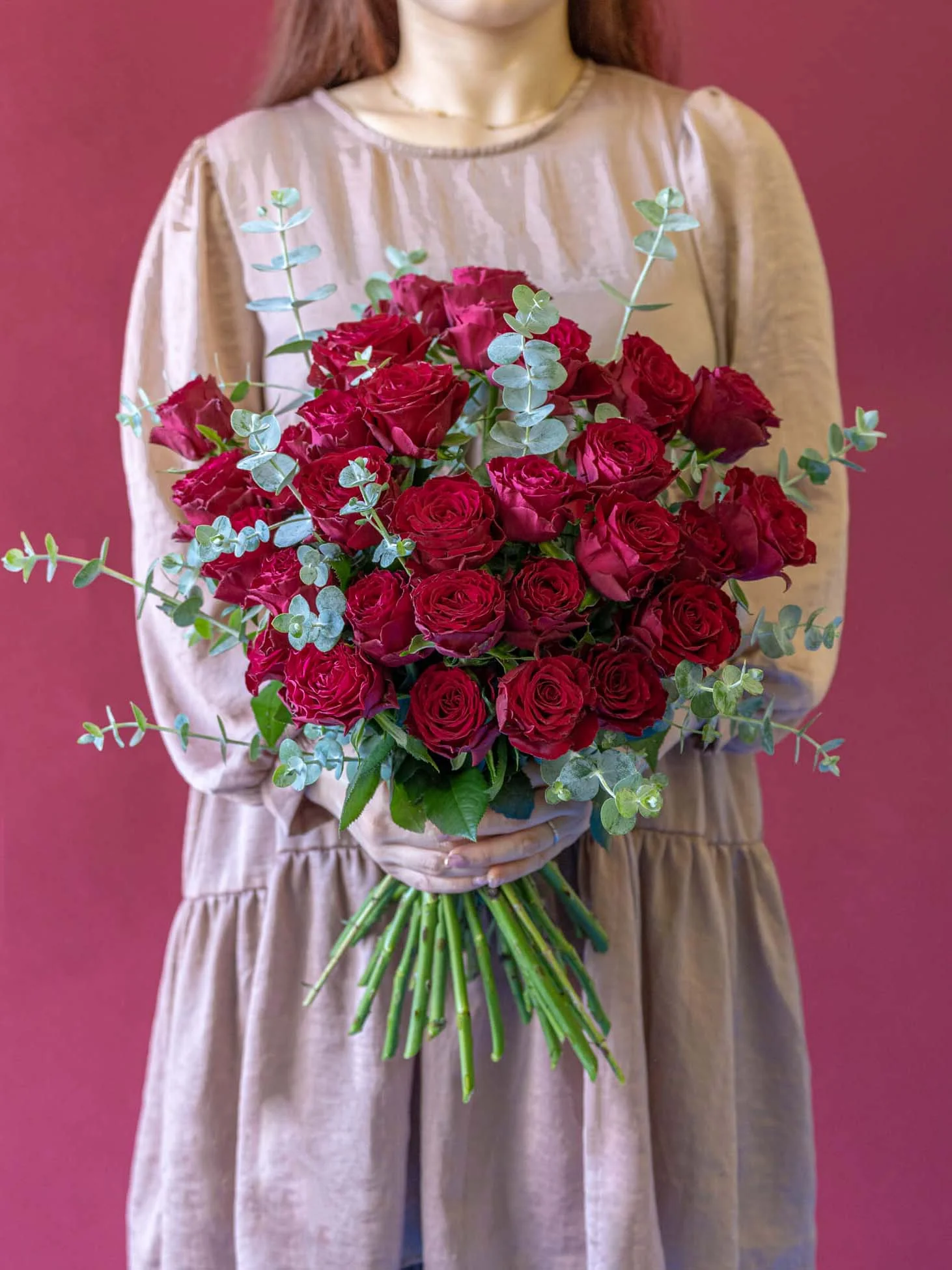 【誕生日ギフト】バラの花束 30本 - レッド - - Image 4