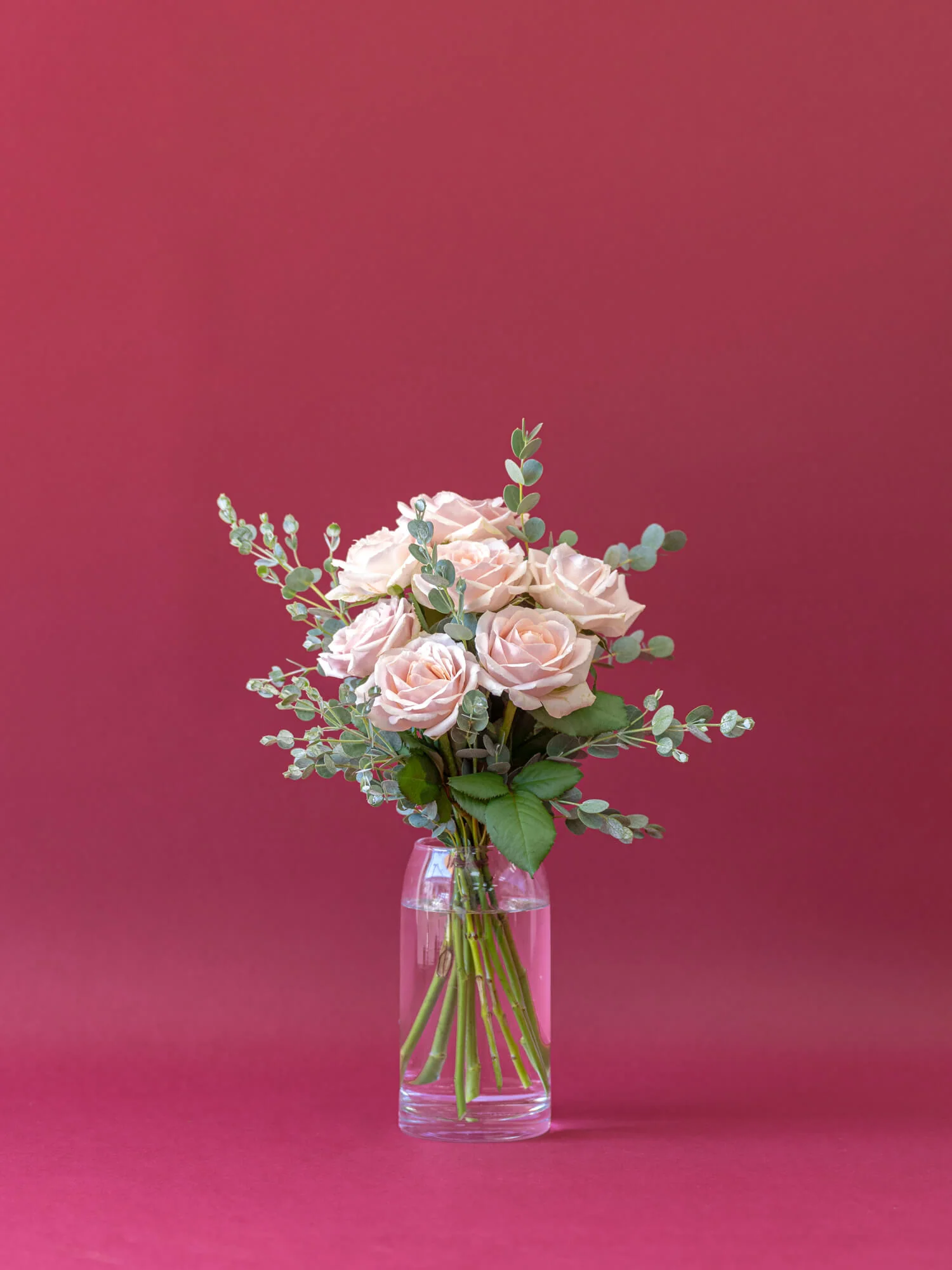 バラの花束 7本 - ピンク - - Image 16