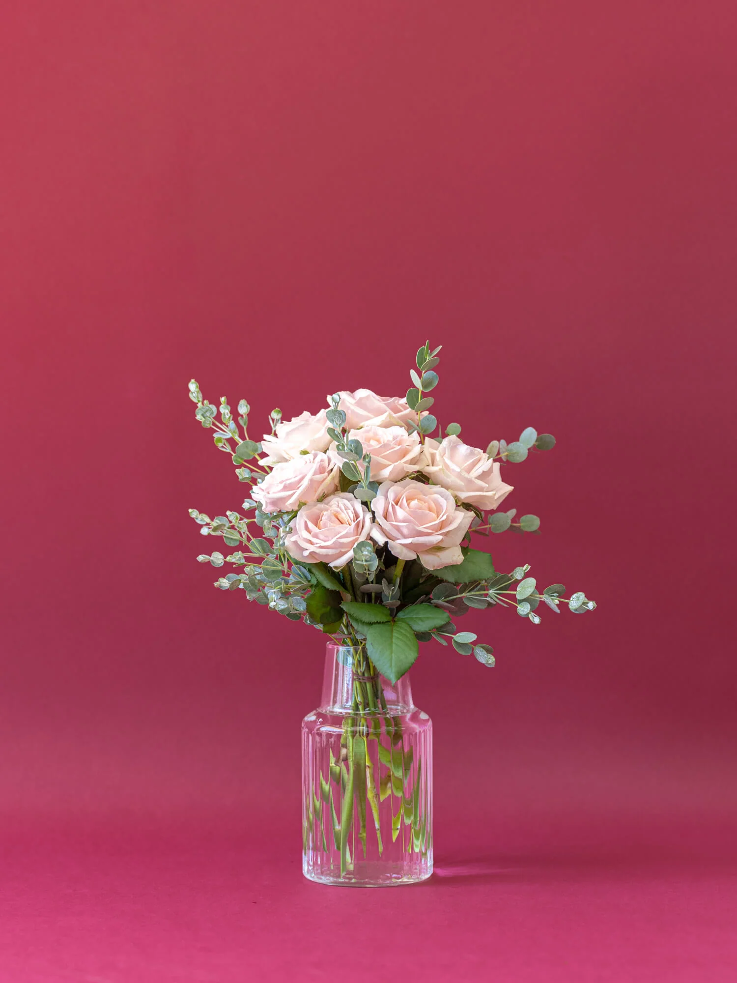 バラの花束 7本 - ピンク - - Image 17