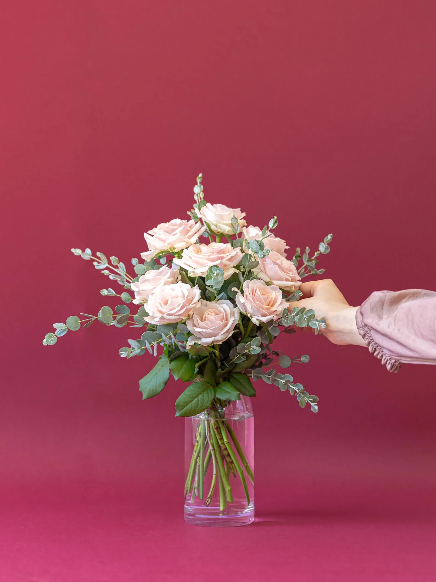 【誕生日ギフト】バラの花束 9本 - ピンク - - Image 3