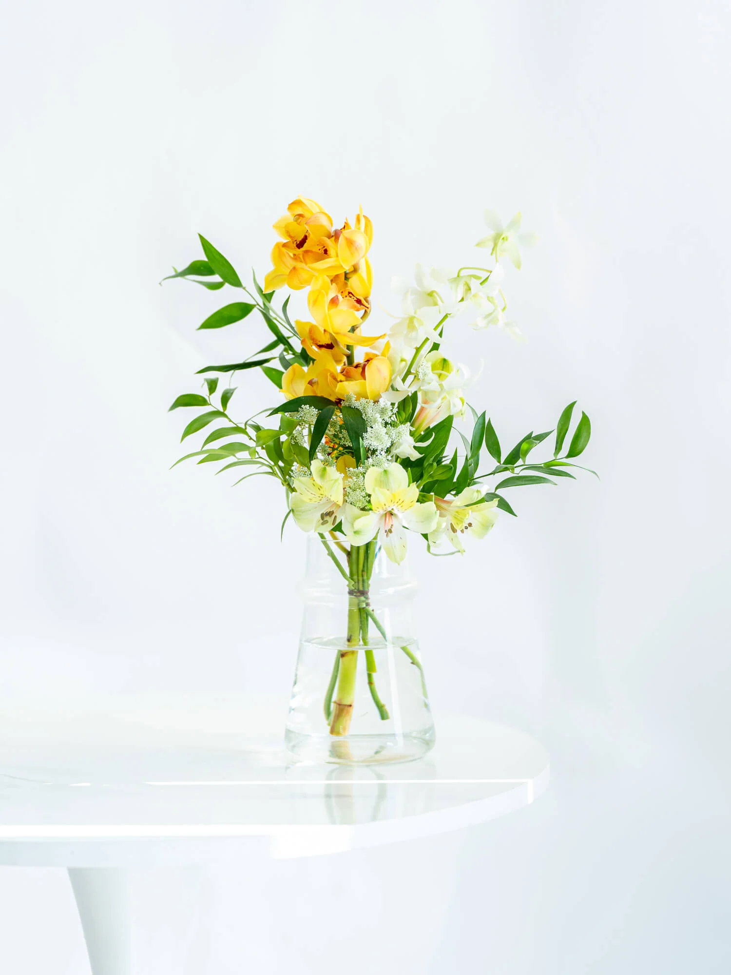 【1月の誕生花】シンビジュームの花束S - イエロー - - Image 5