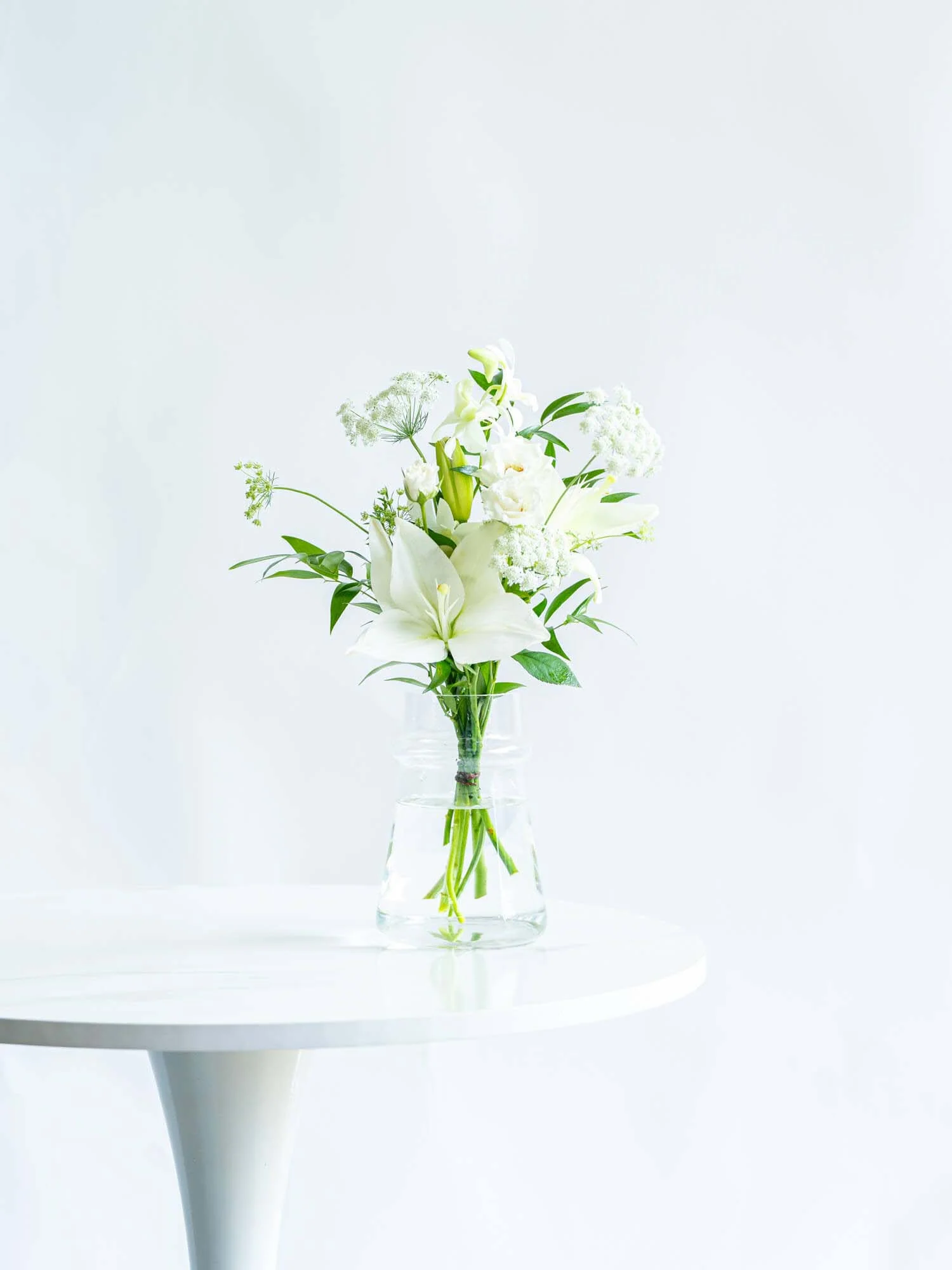 【11月の誕生花】ユリの花束M - ホワイト - - Image 5