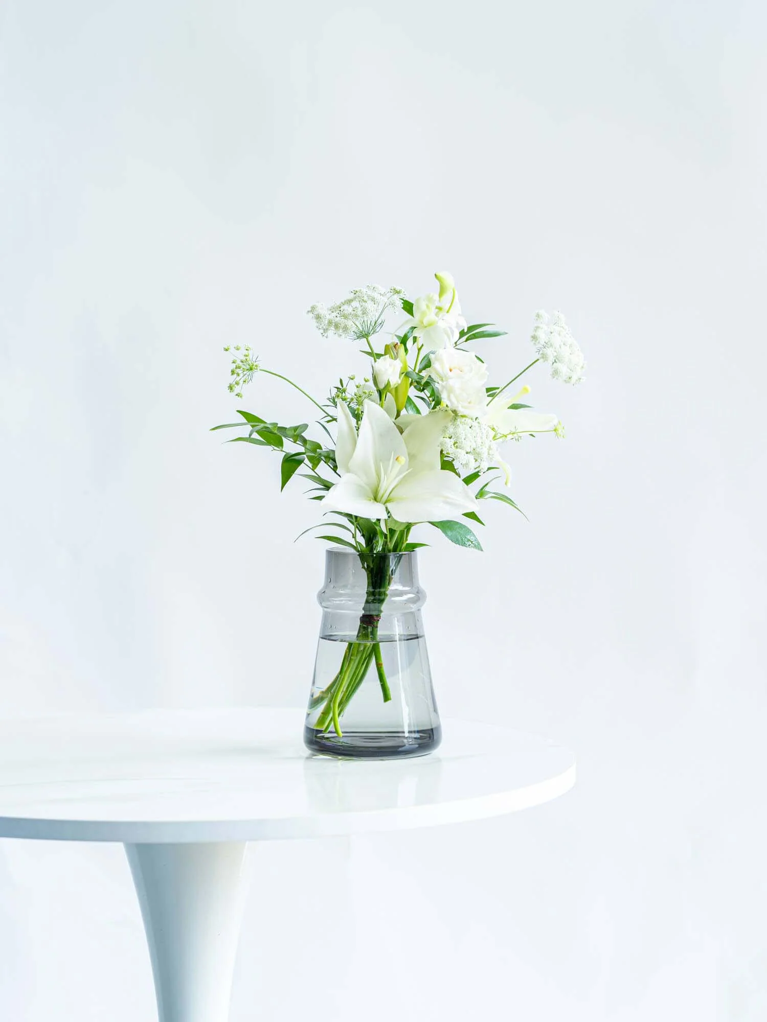 【11月の誕生花】ユリの花束M - ホワイト - - Image 6