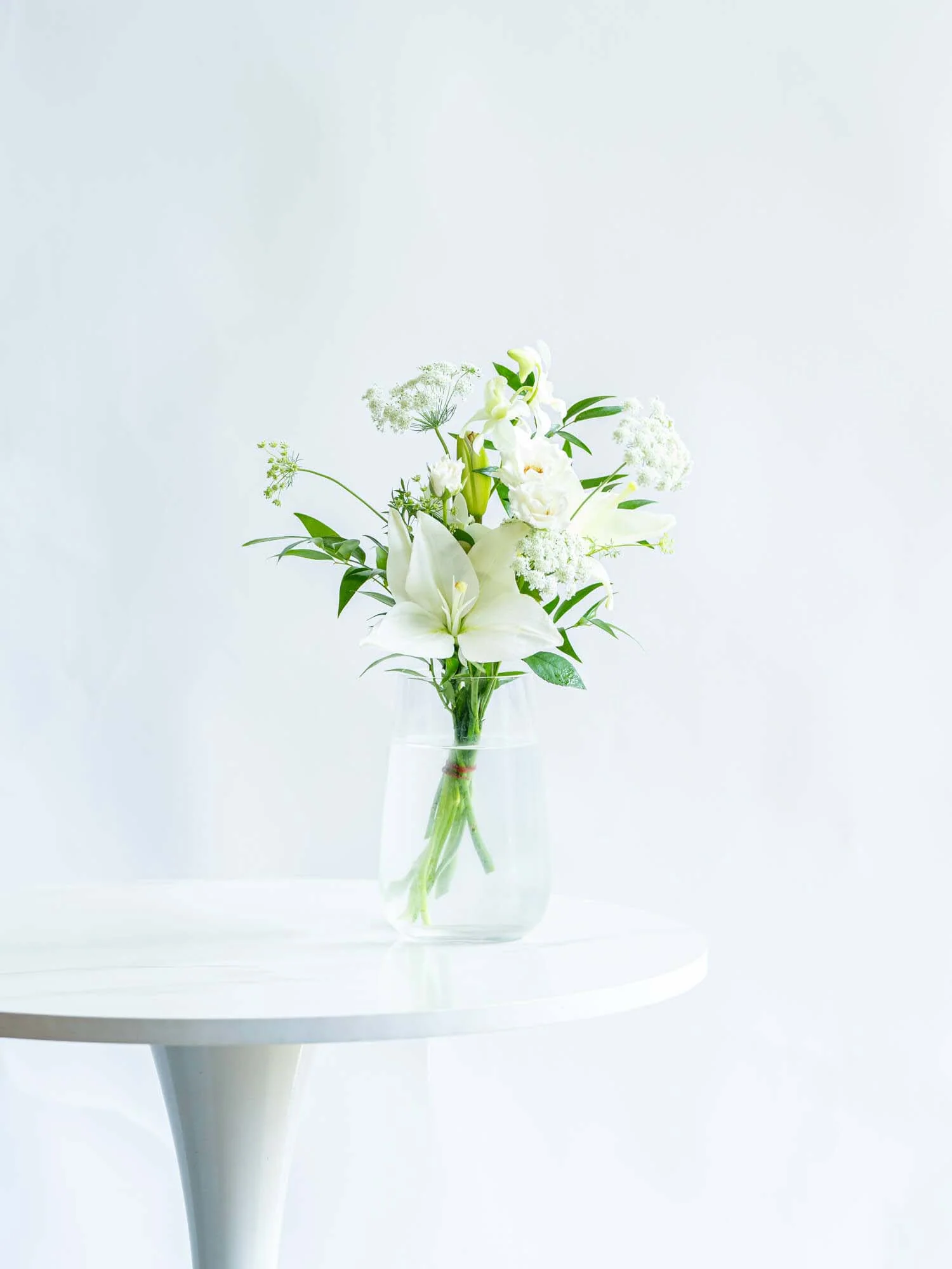 【11月の誕生花】ユリの花束M - ホワイト - - Image 7