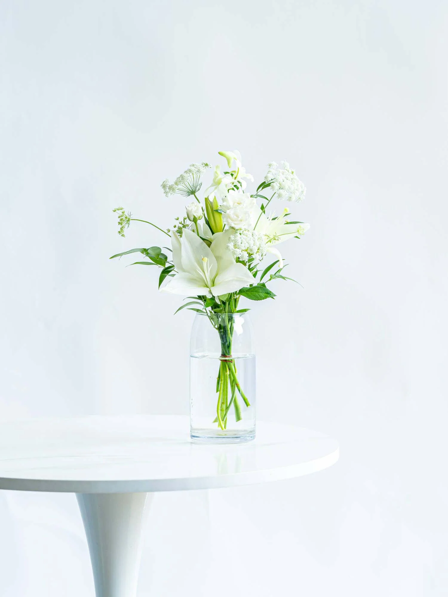 【11月の誕生花】ユリの花束M - ホワイト - - Image 9