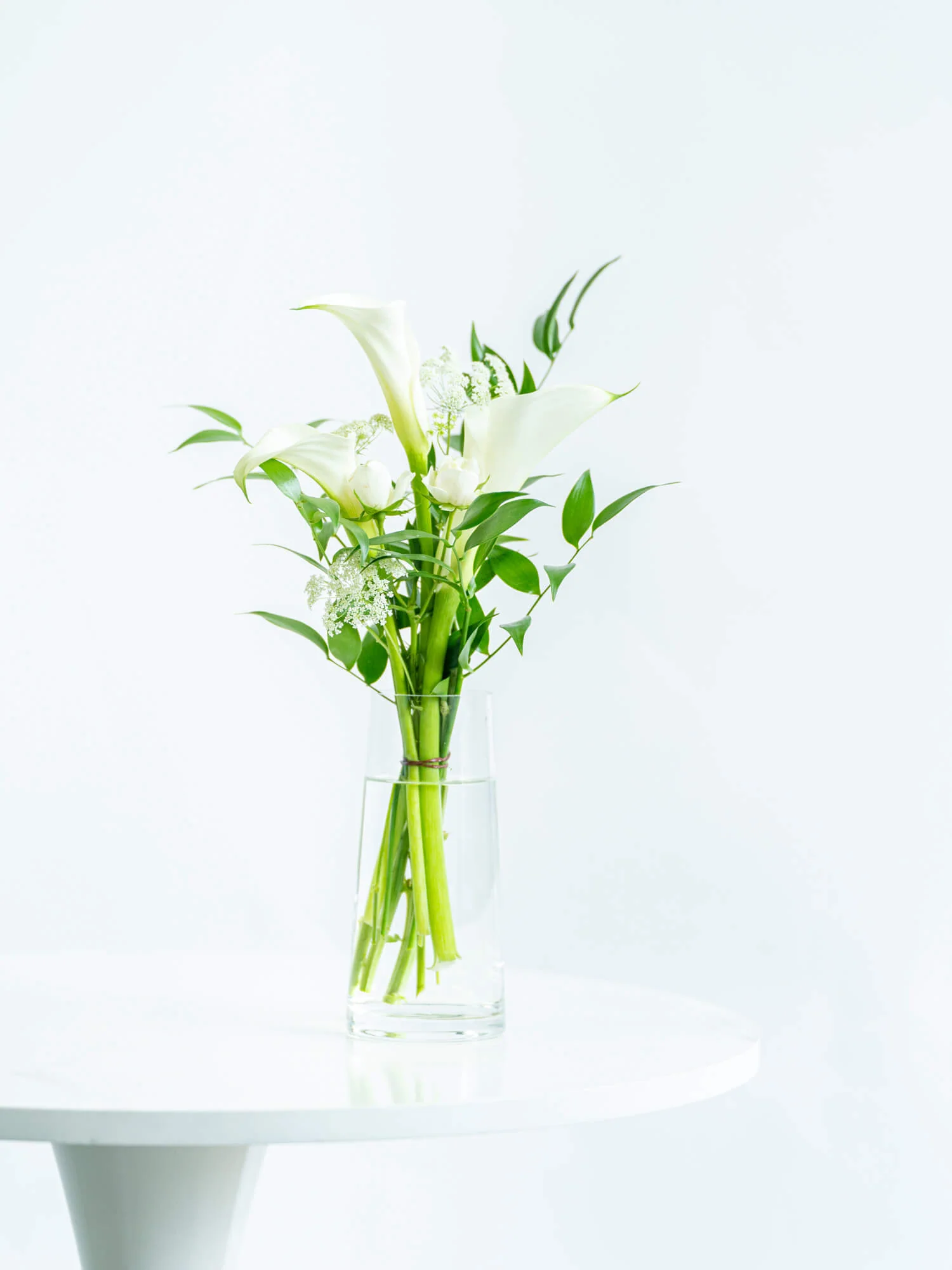 【10月の誕生花】カラーの花束M - ホワイト - - Image 11