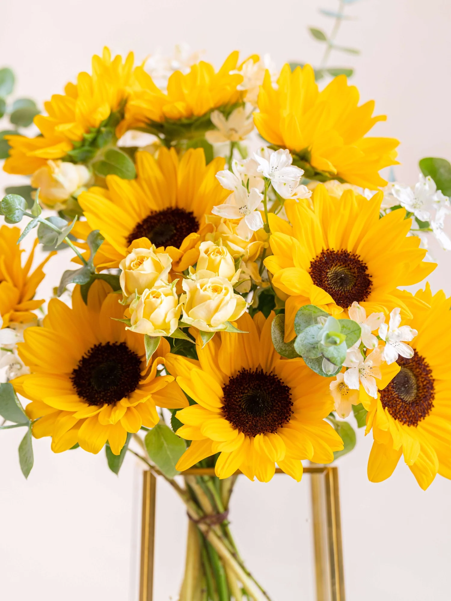 【7月の誕生花】ひまわりと小花の可憐なブーケ L - Image 7