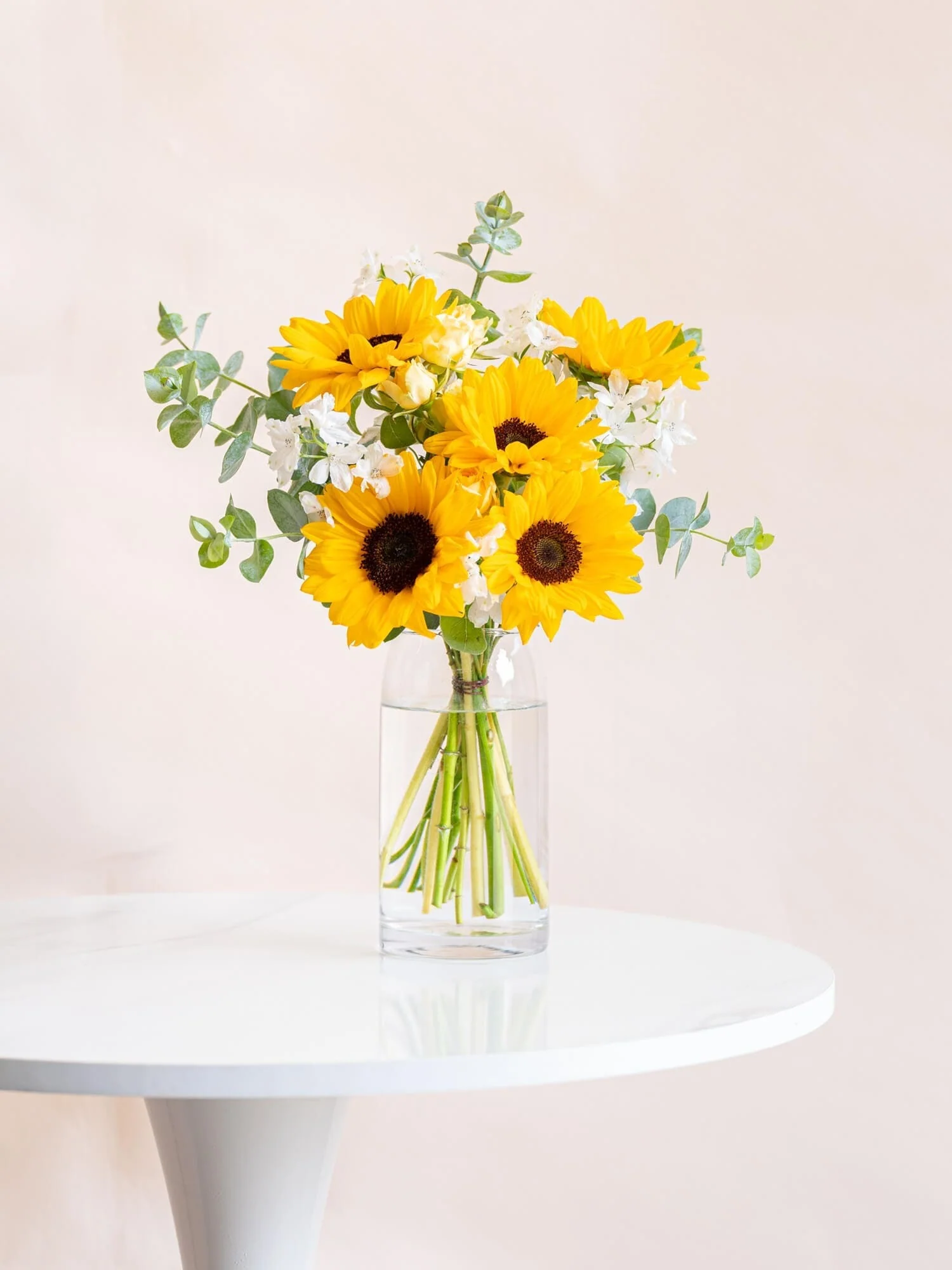 【7月の誕生花】ひまわりと小花の可憐なブーケ S - Image 10
