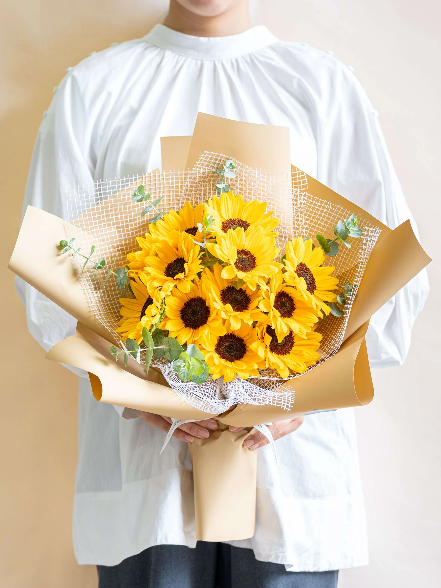 【7月の誕生花】定番のひまわりブーケ L - Image 2