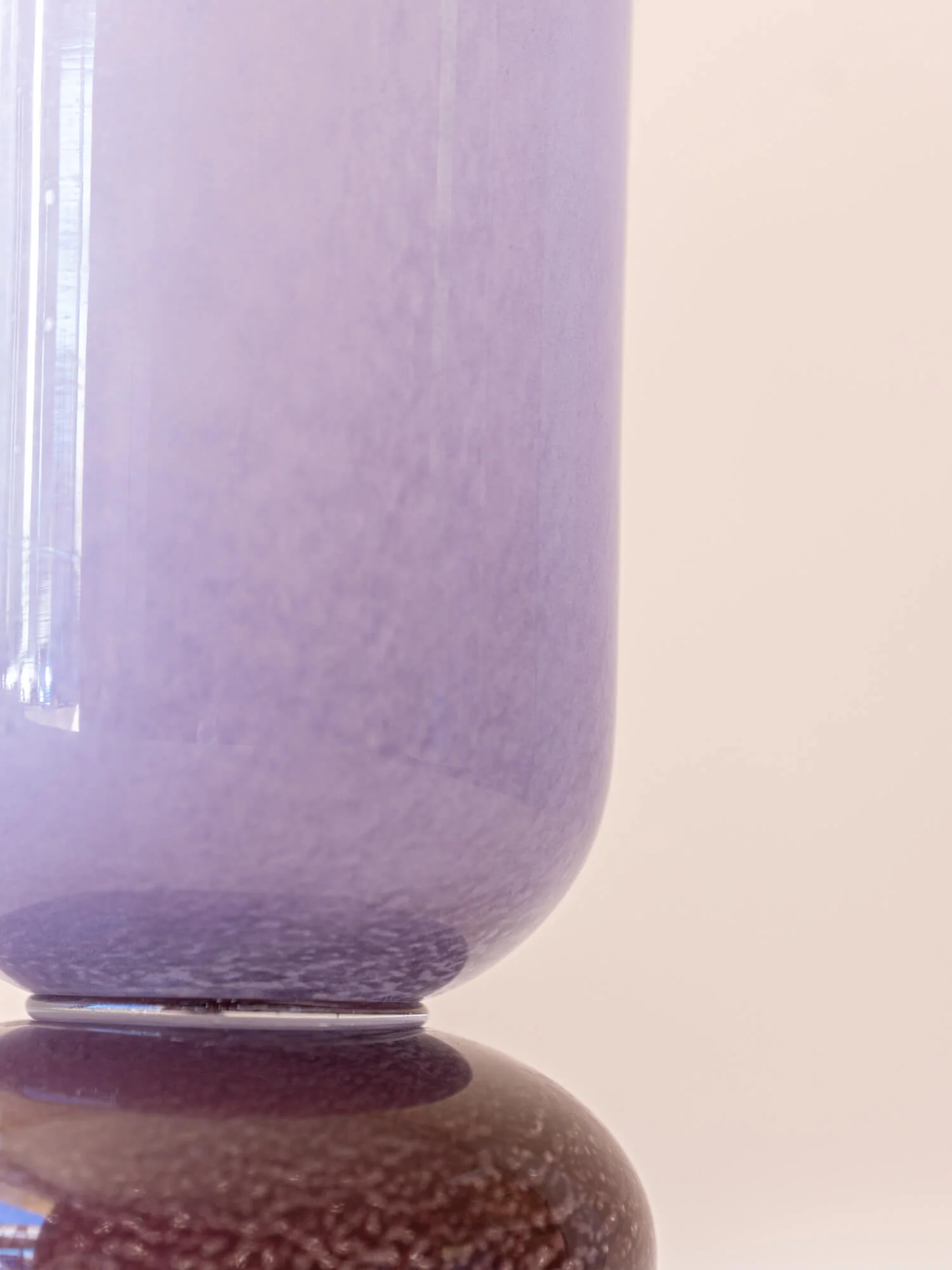 BROSTE COPENHAGEN Mouthblown Glass Vase Purple - Dorit - - Image 11