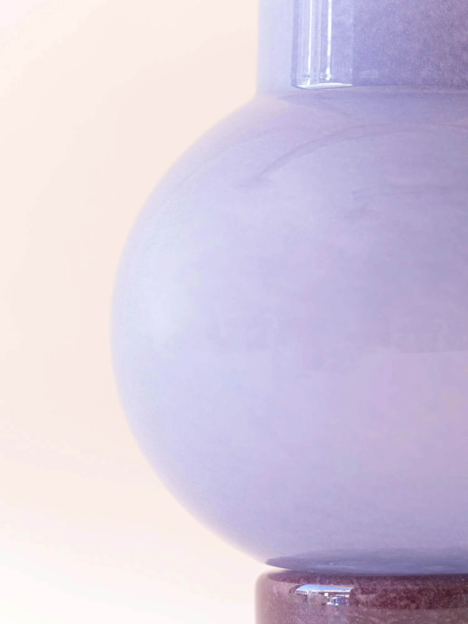 BROSTE COPENHAGEN Mouthblown Glass Vase Purple - Mari - - Image 10