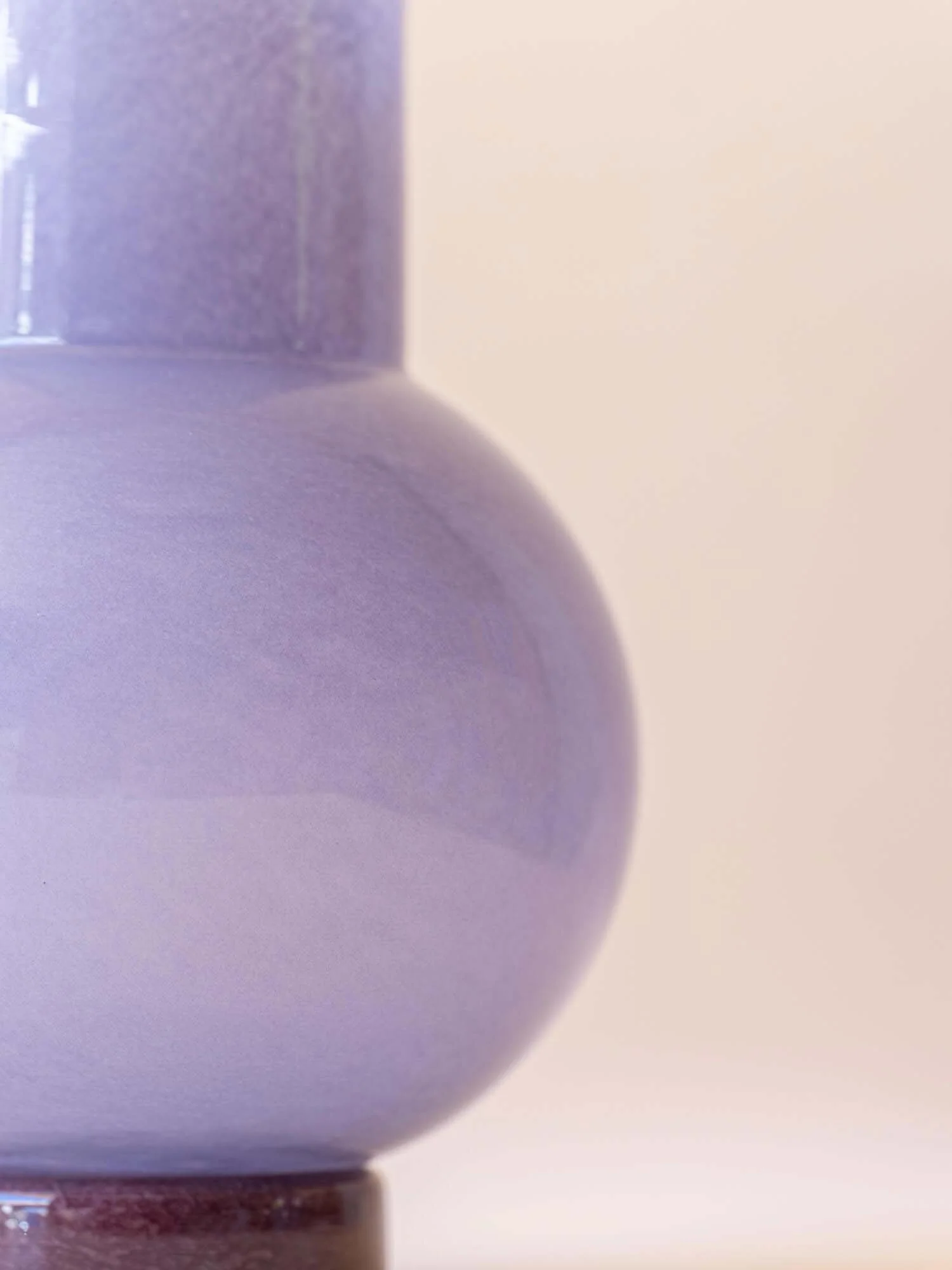 BROSTE COPENHAGEN Mouthblown Glass Vase Purple - Mari - - Image 11