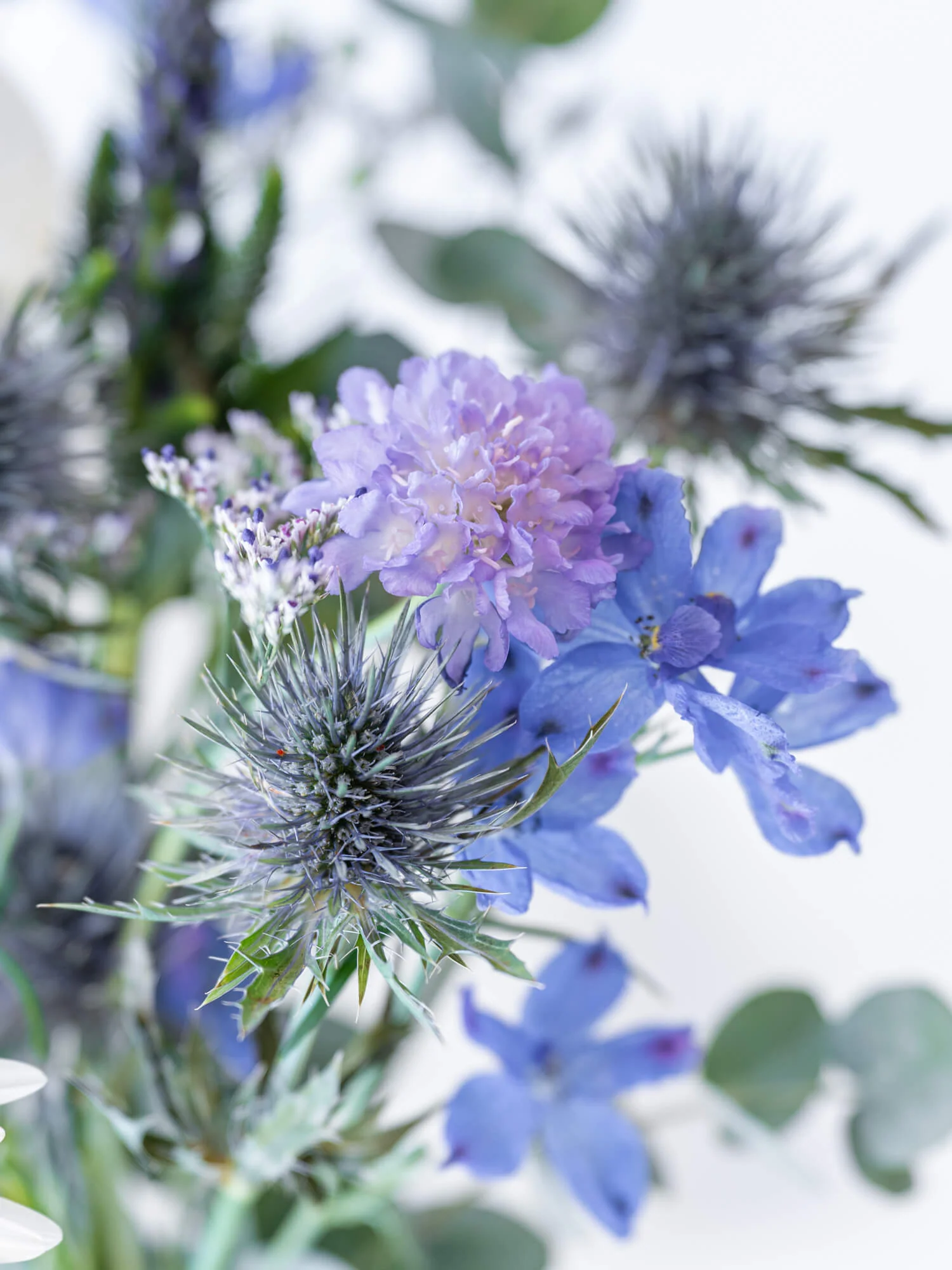 フローリストにおまかせ 季節の花束 S - ブルー - - Image 12