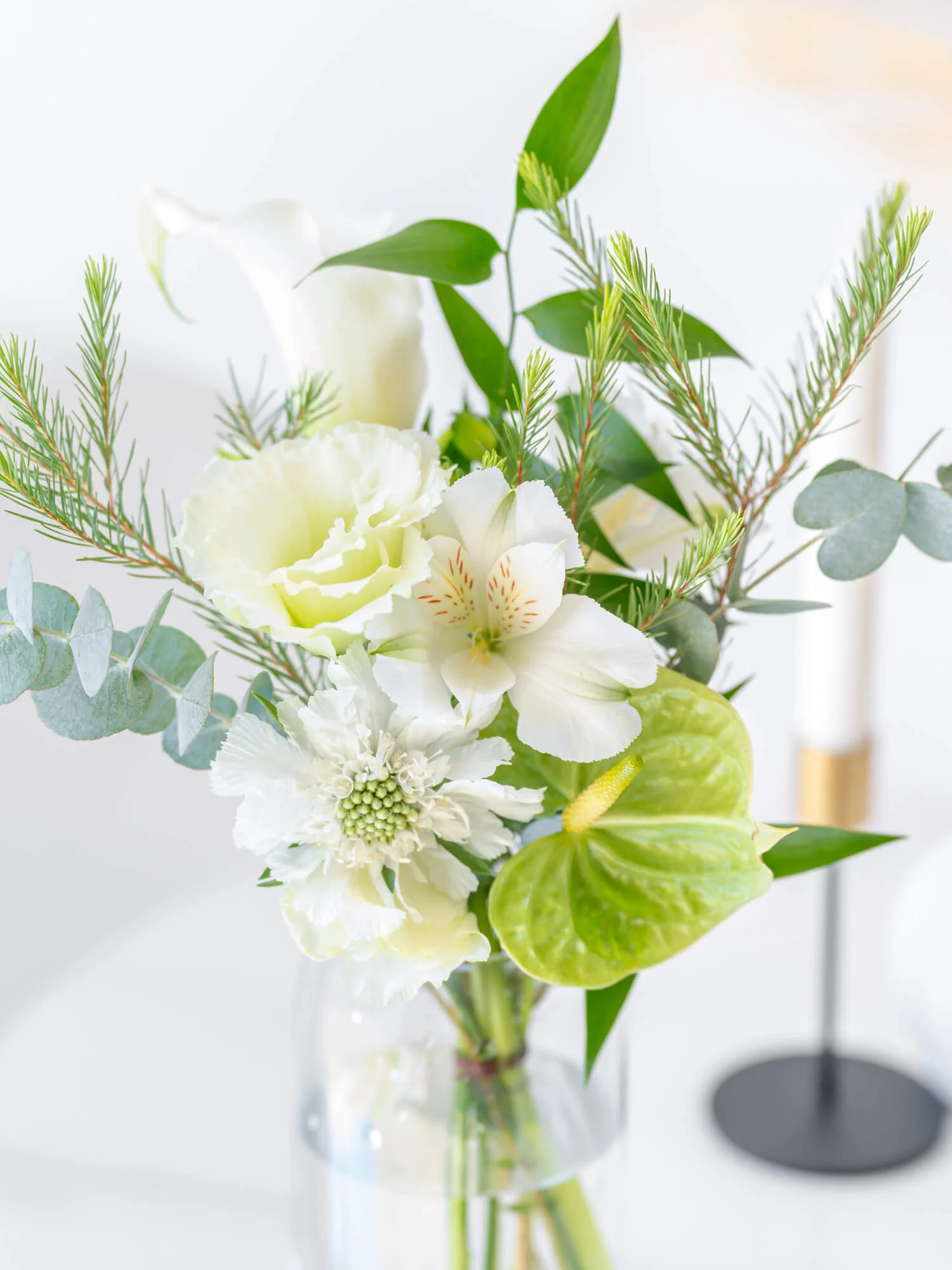 フローリストにおまかせ 季節の花束 S - グリーン&ホワイト - - Image 7