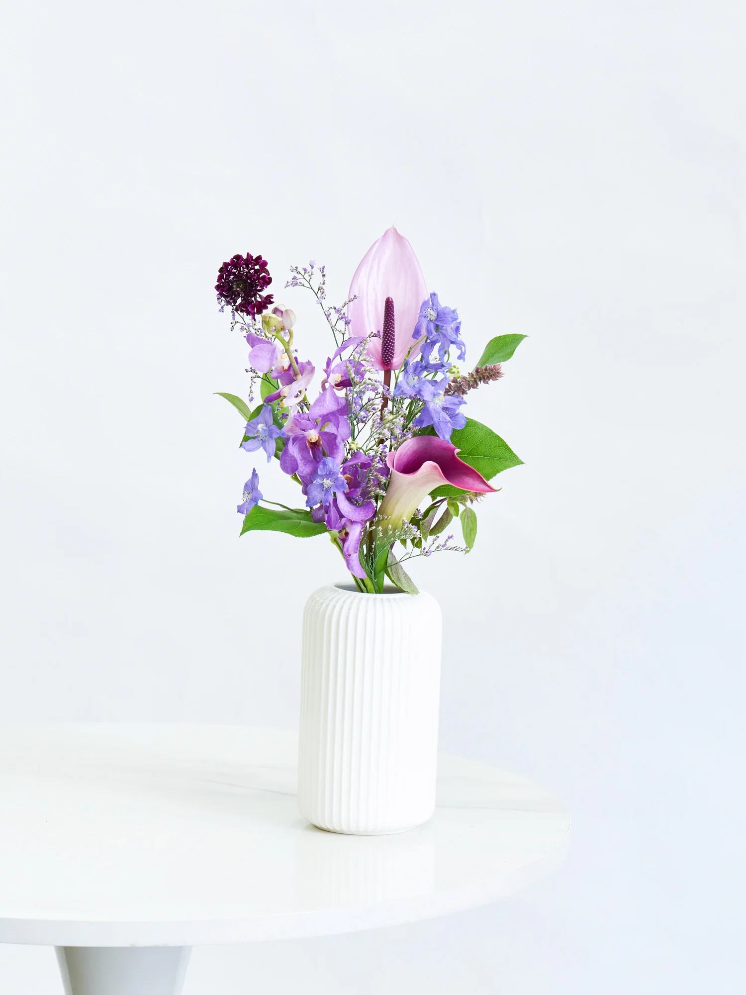 フローリストにおまかせ 季節の花束 S - パープル - - Image 13