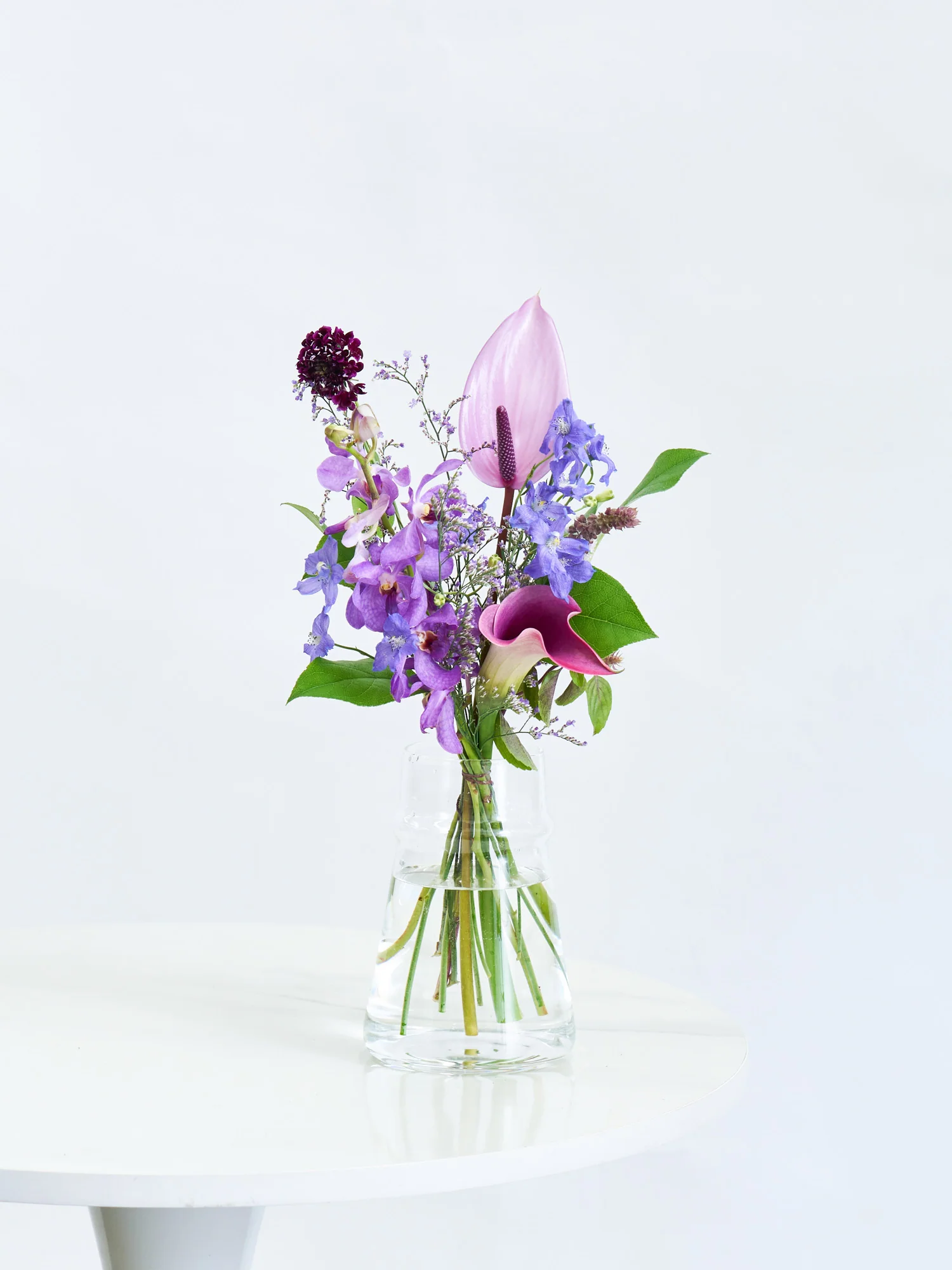 フローリストにおまかせ 季節の花束 S - パープル - - Image 16