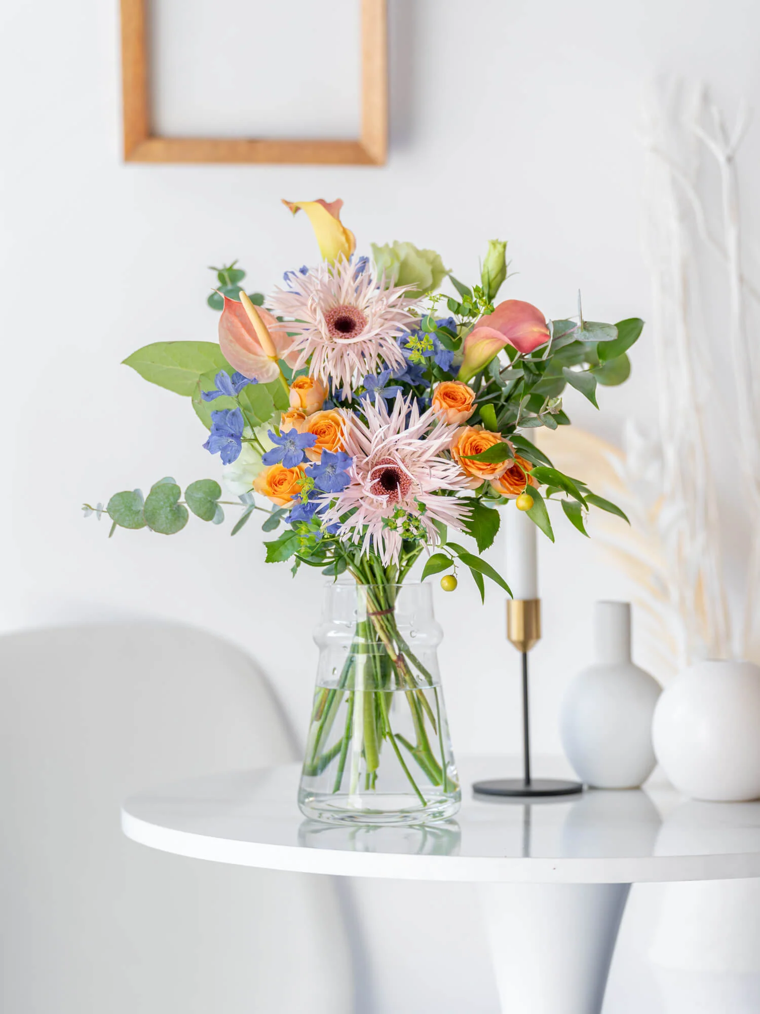 【誕生日ギフト】 フローリストにおまかせ 季節の花束 M - ミックス - - Image 20