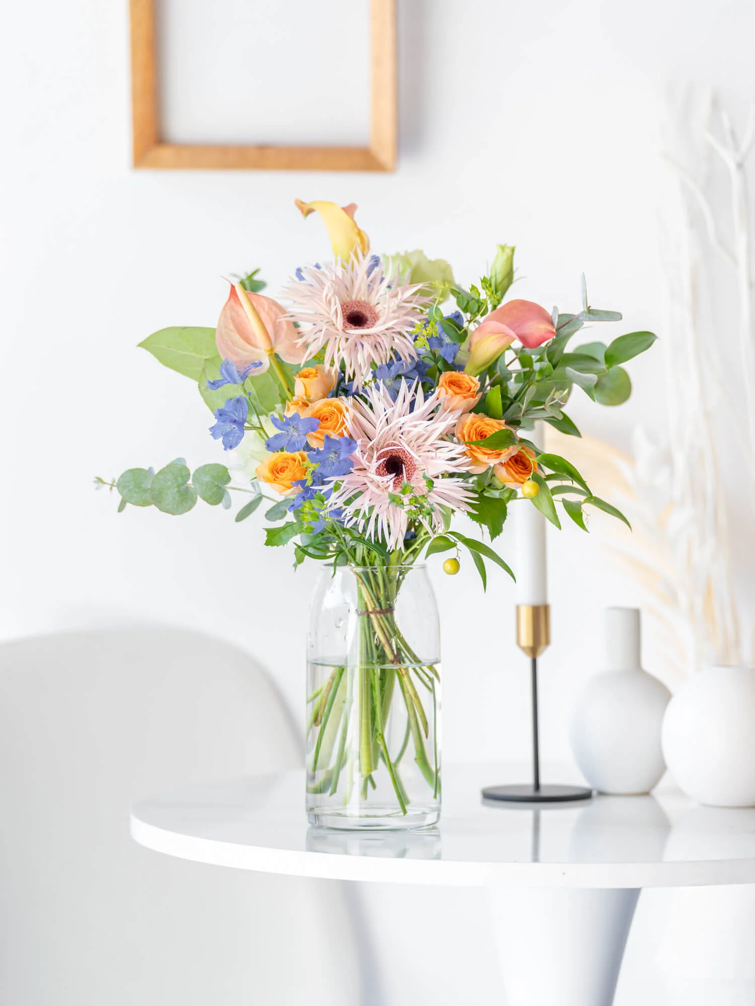【誕生日ギフト】 フローリストにおまかせ 季節の花束 M - ミックス - - Image 21
