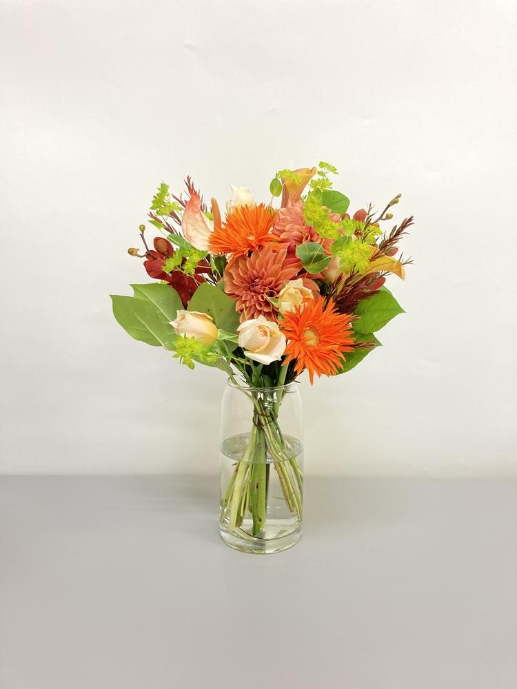 フローリストにおまかせ 季節の花束 M - オレンジ - - Image 18