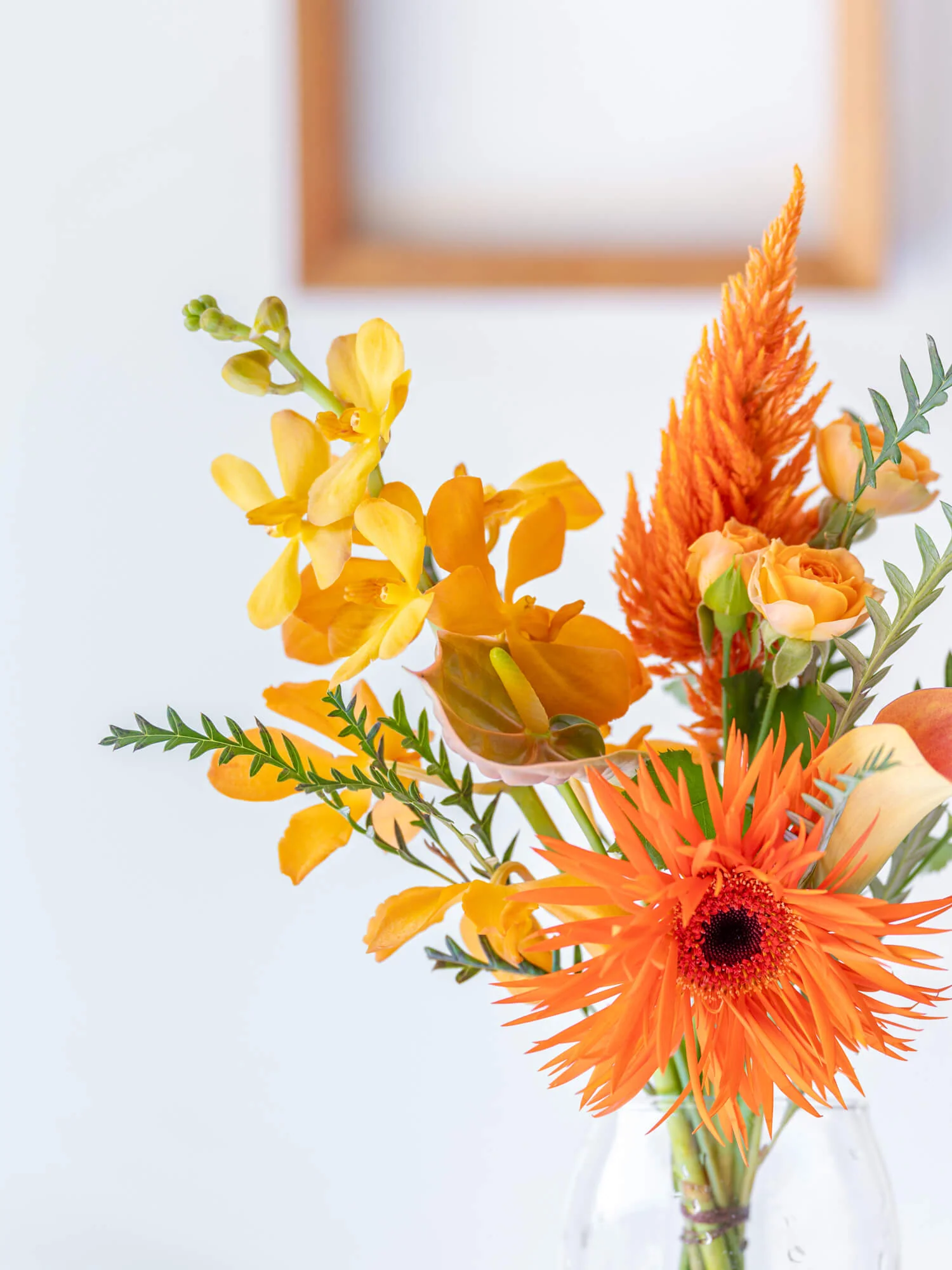 フローリストにおまかせ 季節の花束 S - オレンジ - - Image 6