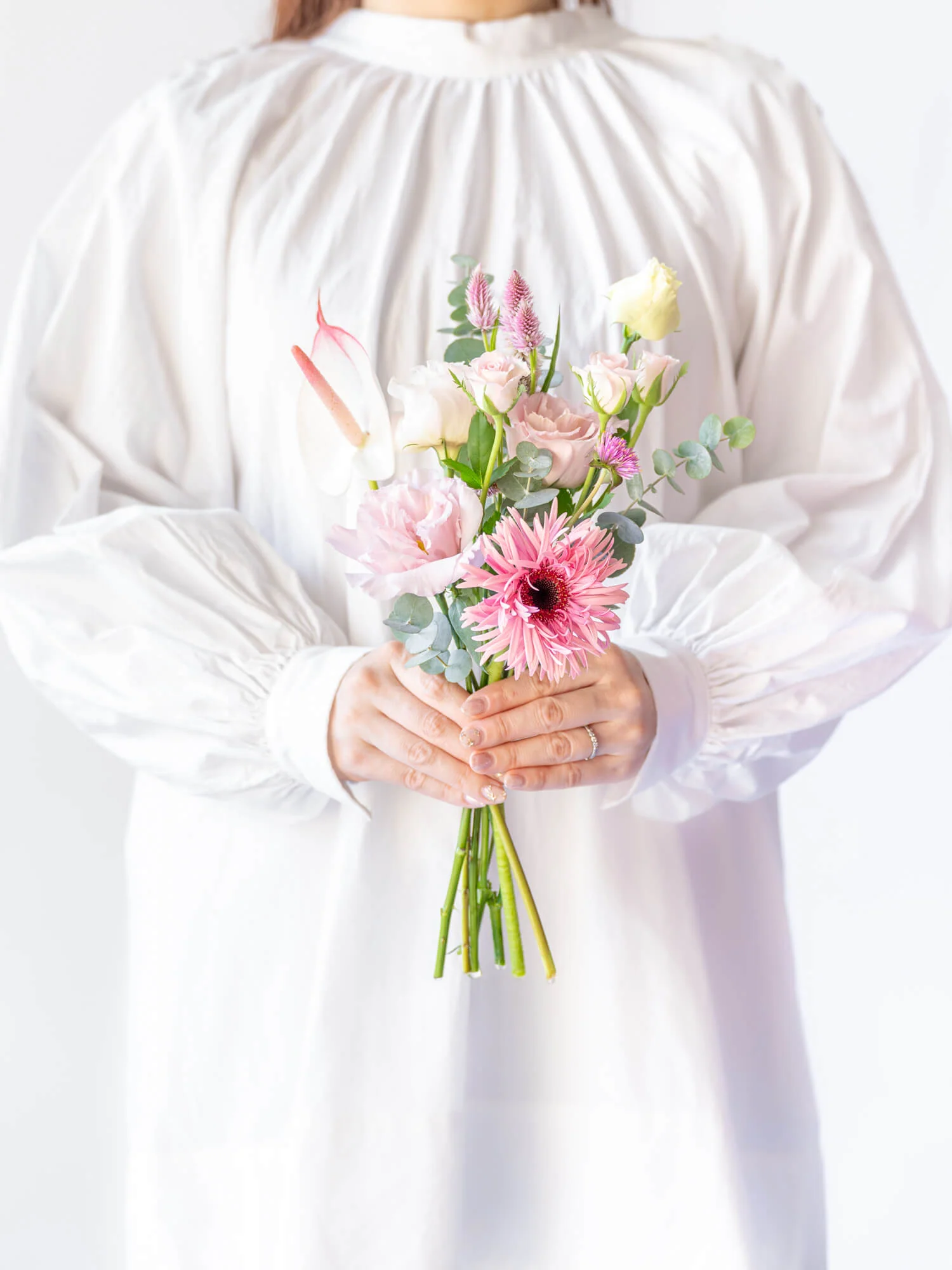 フローリストにおまかせ 季節の花束 S - ピンク - - Image 3