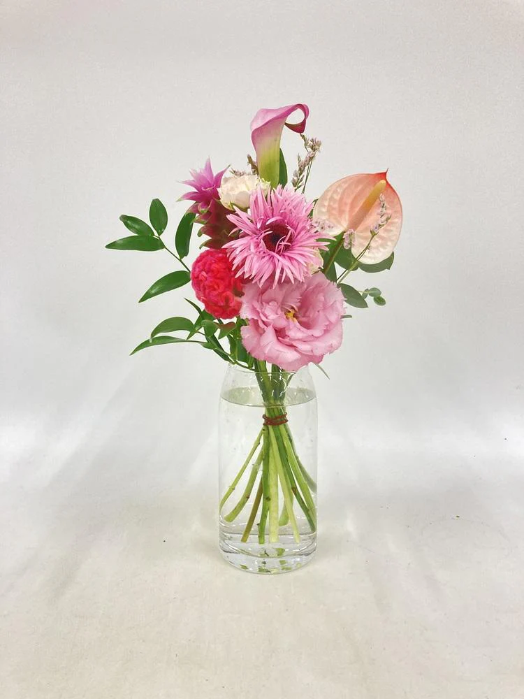 フローリストにおまかせ 季節の花束 S - ピンク - - Image 23