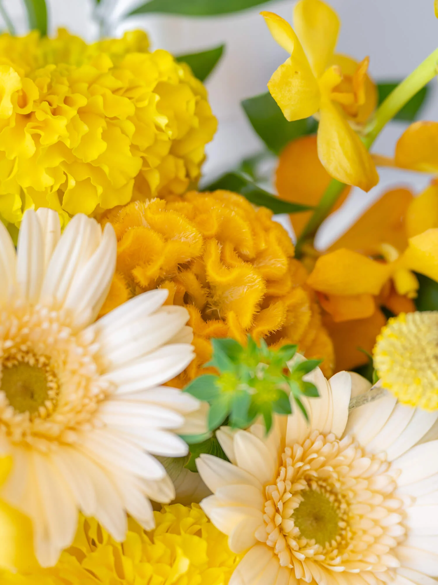 フローリストにおまかせ 季節の花束 M - イエロー - - Image 16