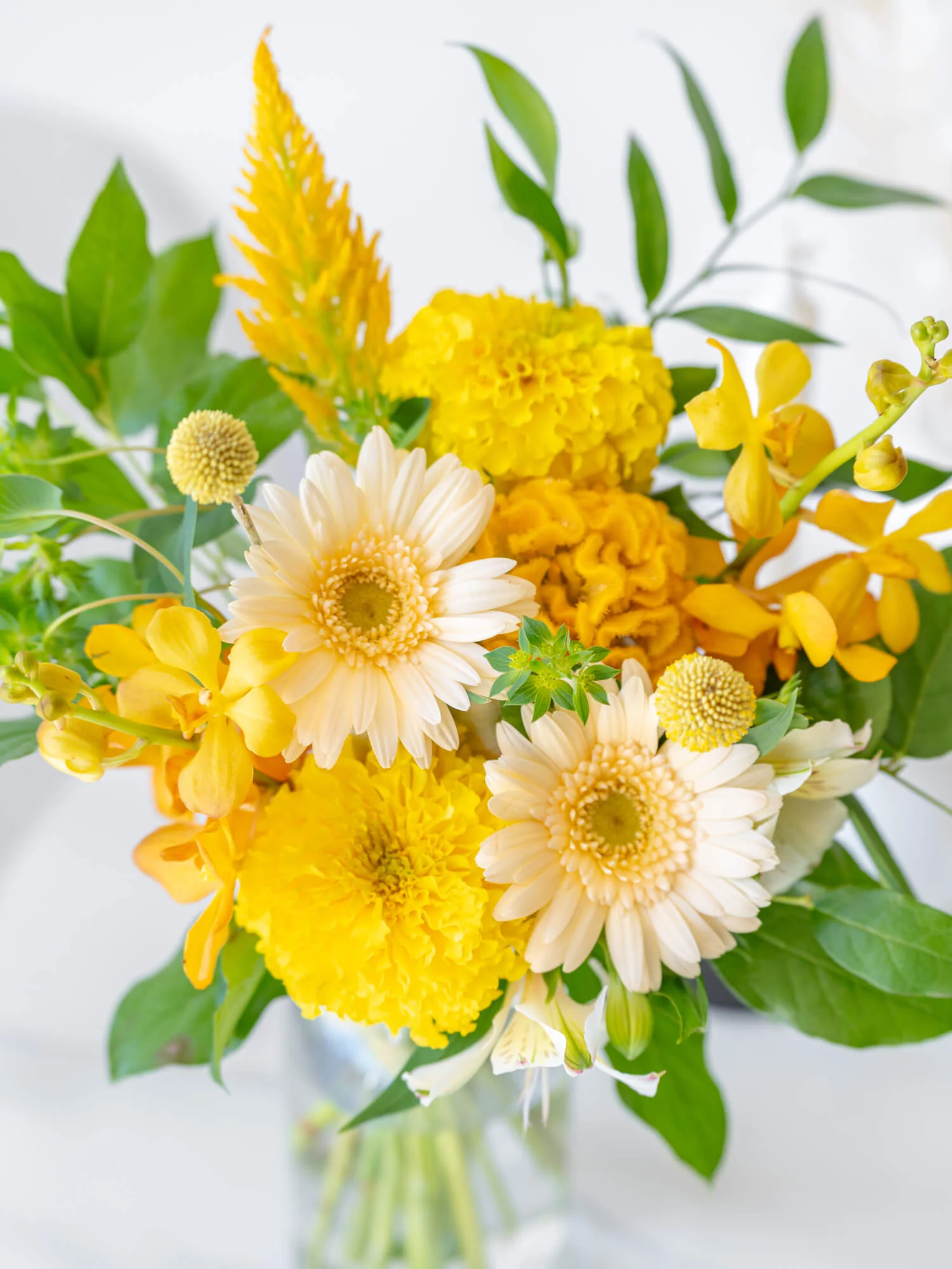 フローリストにおまかせ 季節の花束 M - イエロー - - Image 19