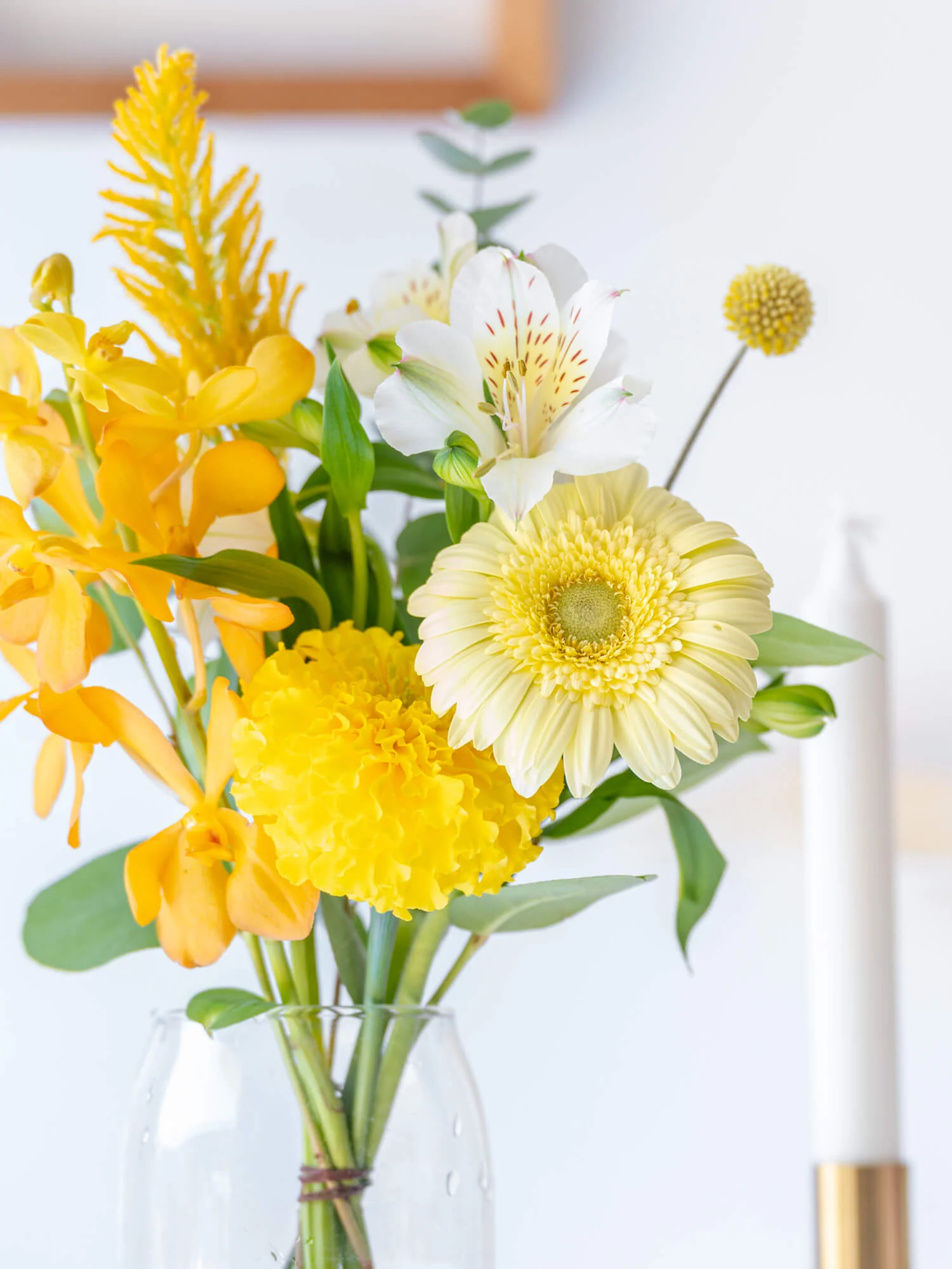 フローリストにおまかせ 季節の花束 S - イエロー - - Image 7