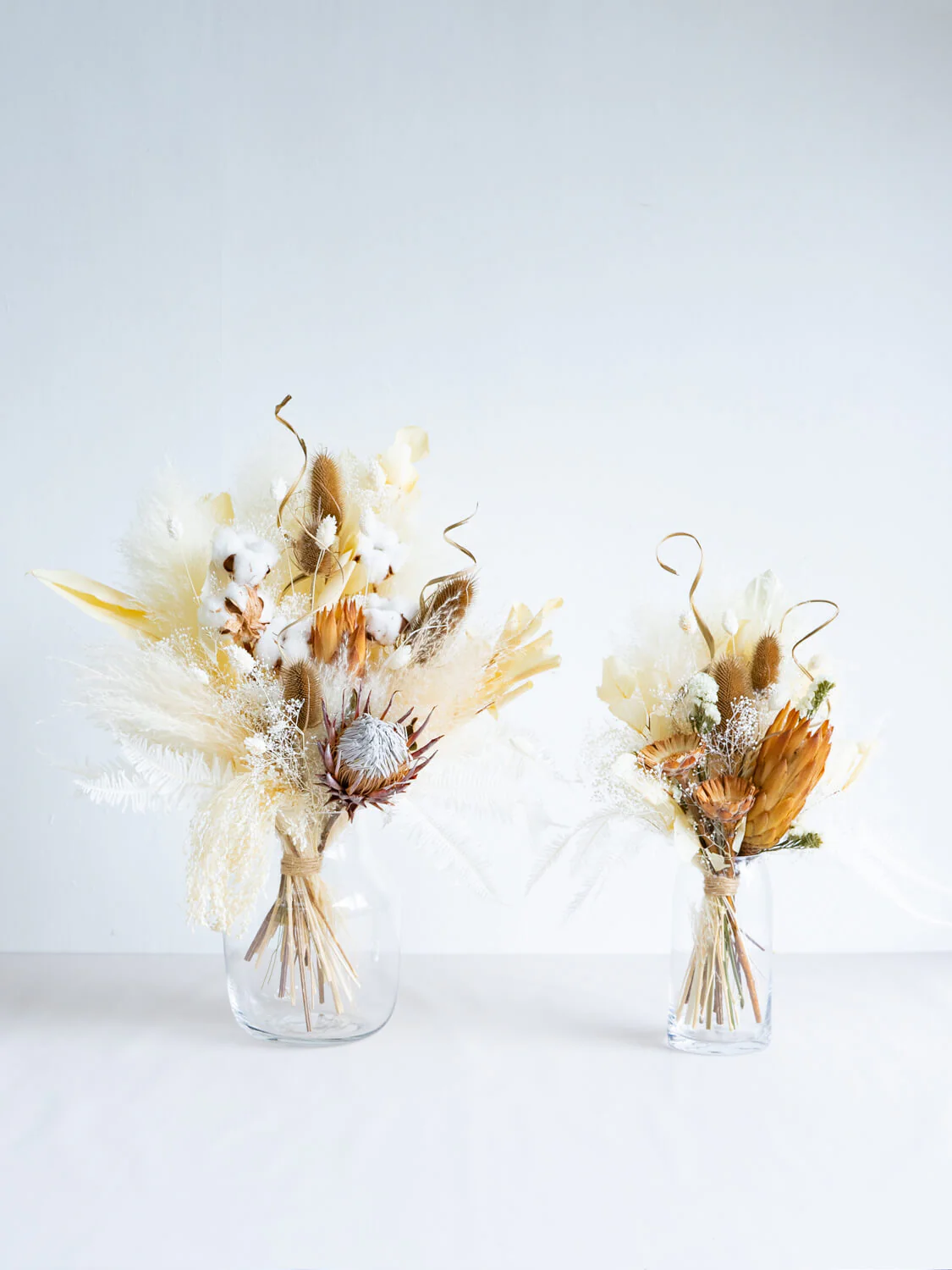 【花瓶に飾れる】ドライフラワーの花束 M - ベージュ - - Image 28