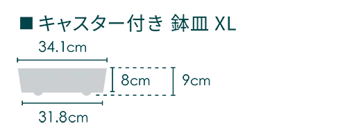 ECOPOTS キャスター付き鉢皿 XL Amsterdam - Image 22