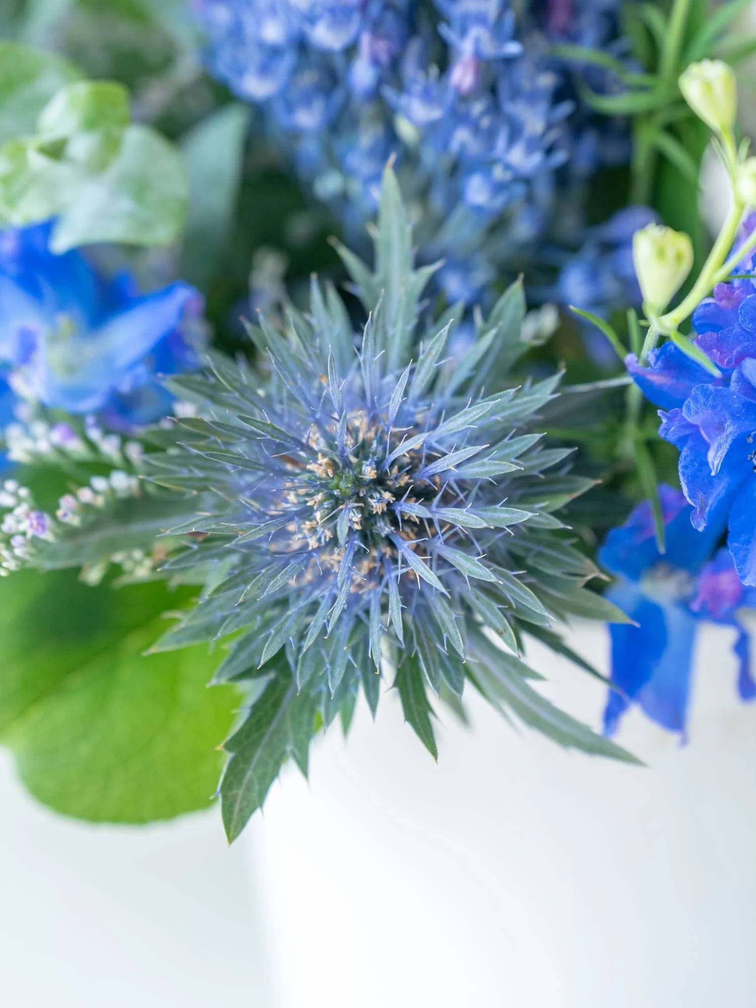 季節のおまかせ生花アレンジ S - ブルー - - Image 7