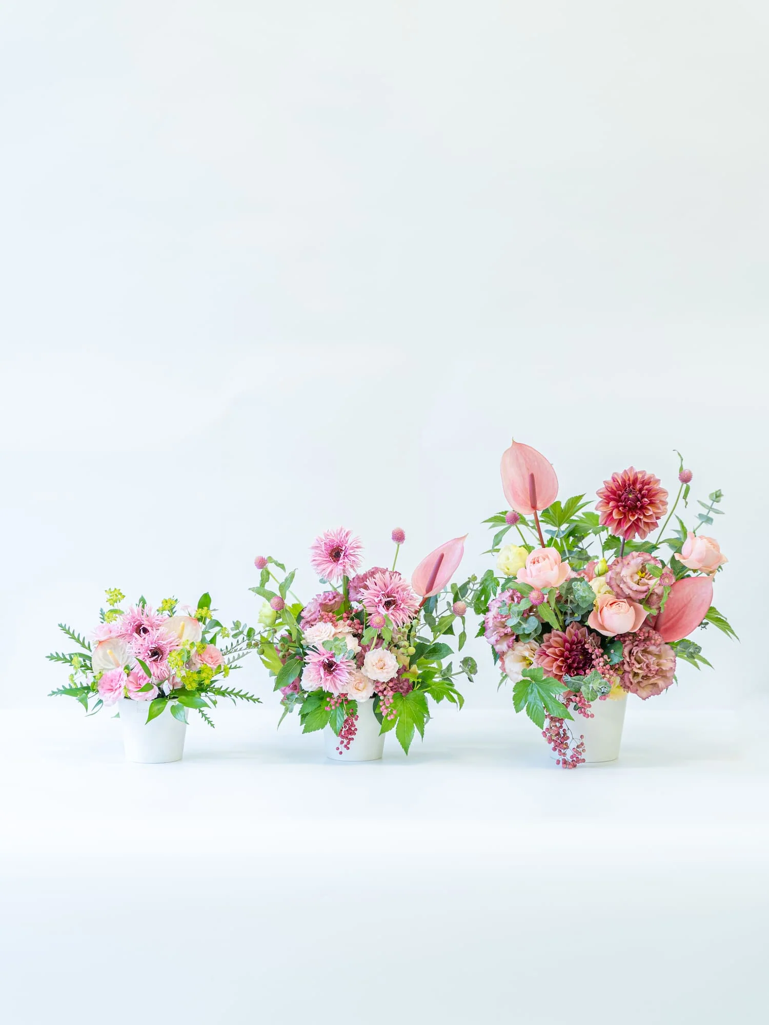 季節のおまかせ生花アレンジ L - ピンク - - Image 11