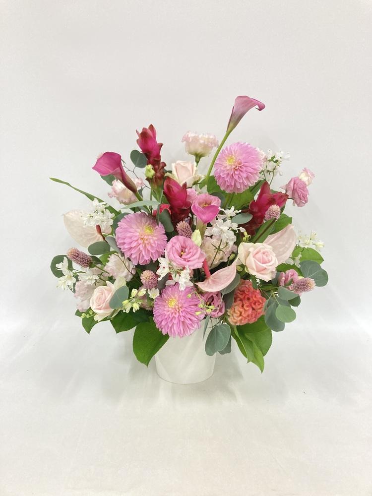 季節のおまかせ生花アレンジ L - ピンク - - Image 33