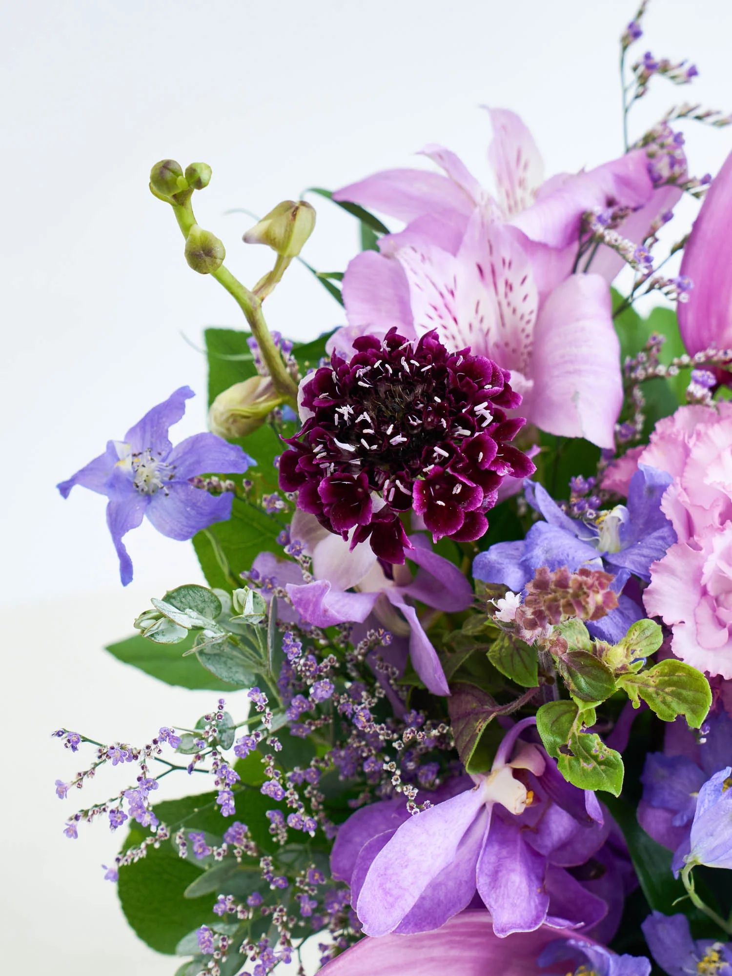 フローリストにおまかせ 季節の花束 S - パープル - - Image 6