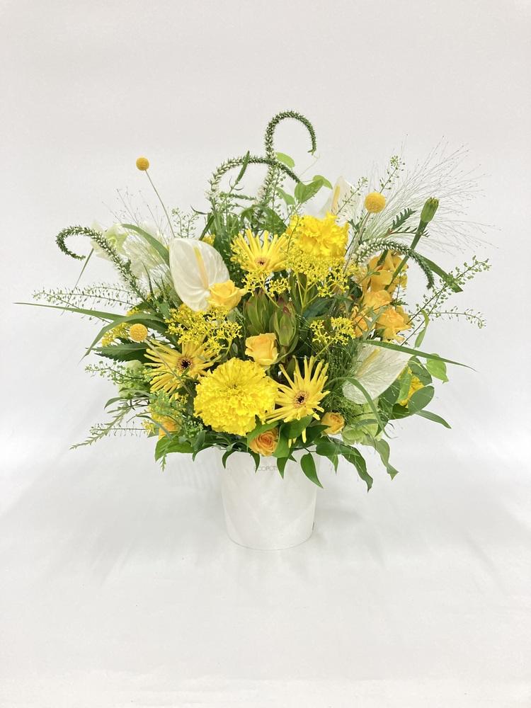 季節のおまかせ生花アレンジ L - イエロー - - Image 39