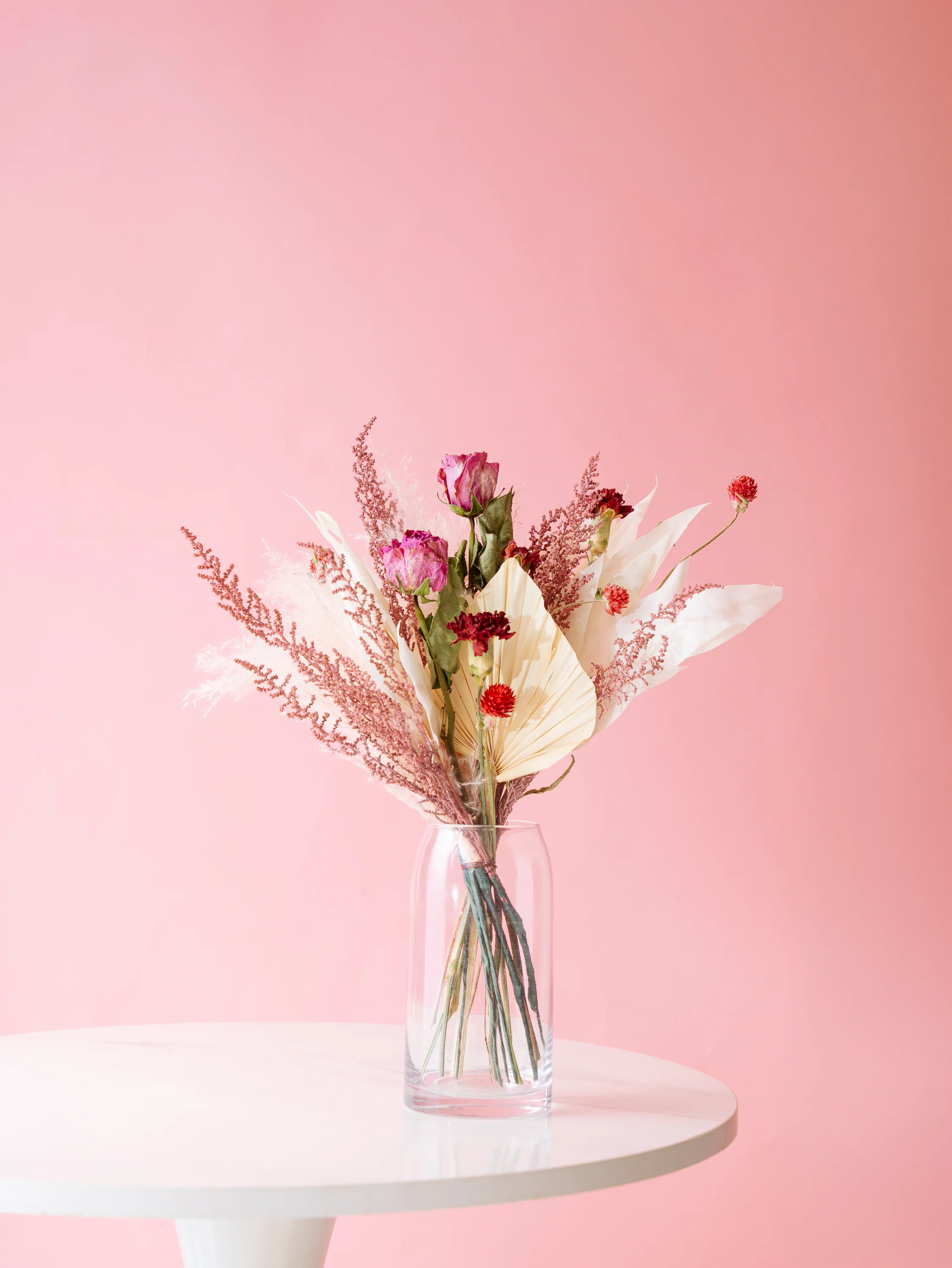 【母の日】花瓶に飾れる ドライフラワーの花束 - Image 5