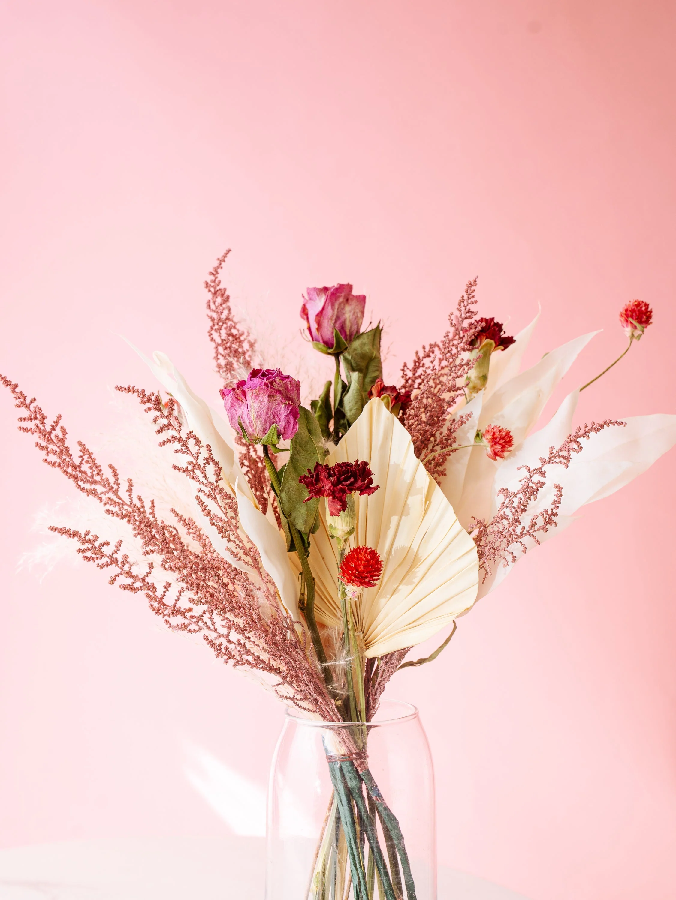 【母の日】花瓶に飾れる ドライフラワーの花束 - Image 9