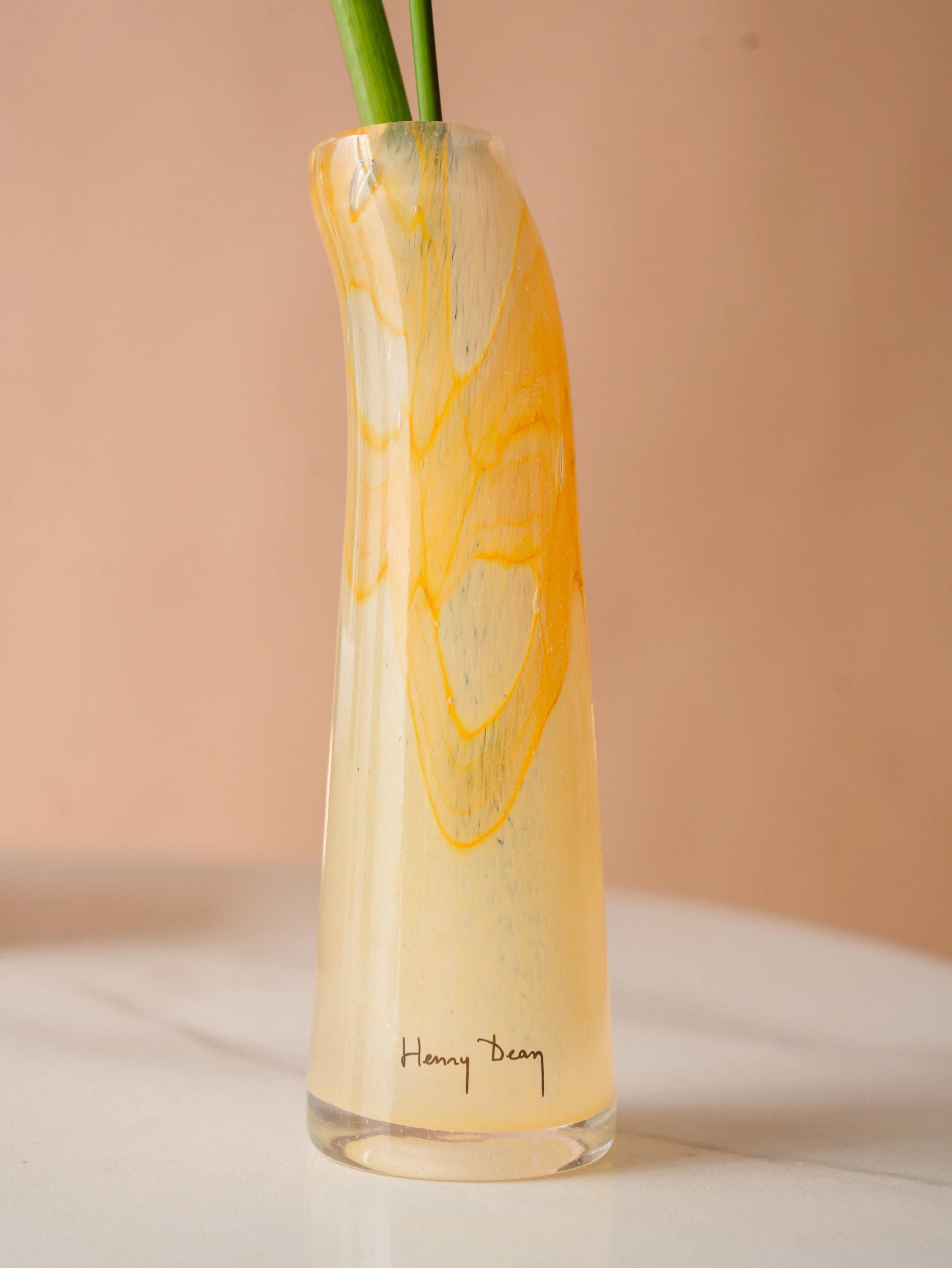 【母の日】Henry Dean Glass Sとお花2輪のセット - アクアレルアンバー - - Image 10