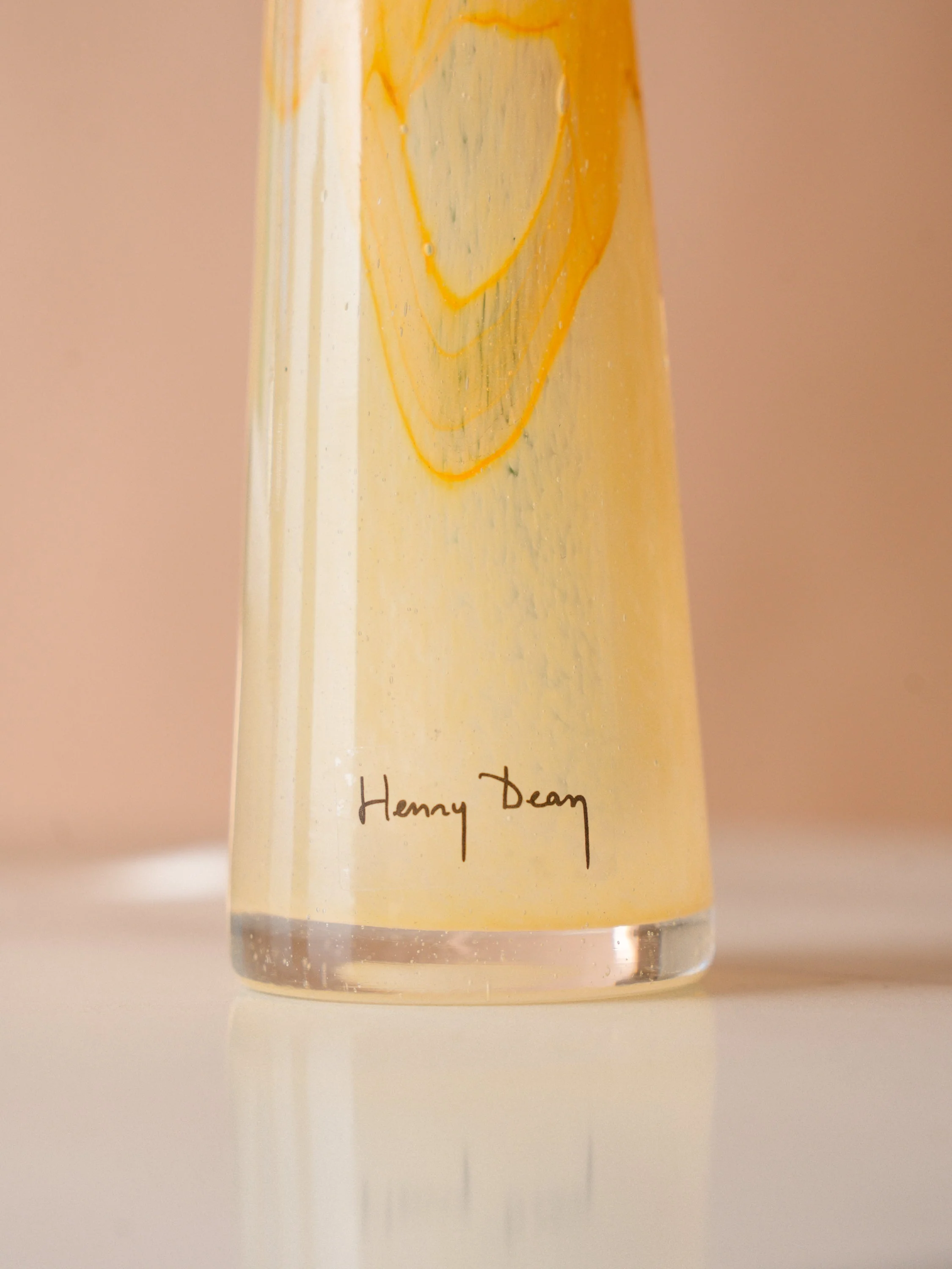 【母の日】Henry Dean Glass Sとお花2輪のセット - アクアレルアンバー - - Image 4