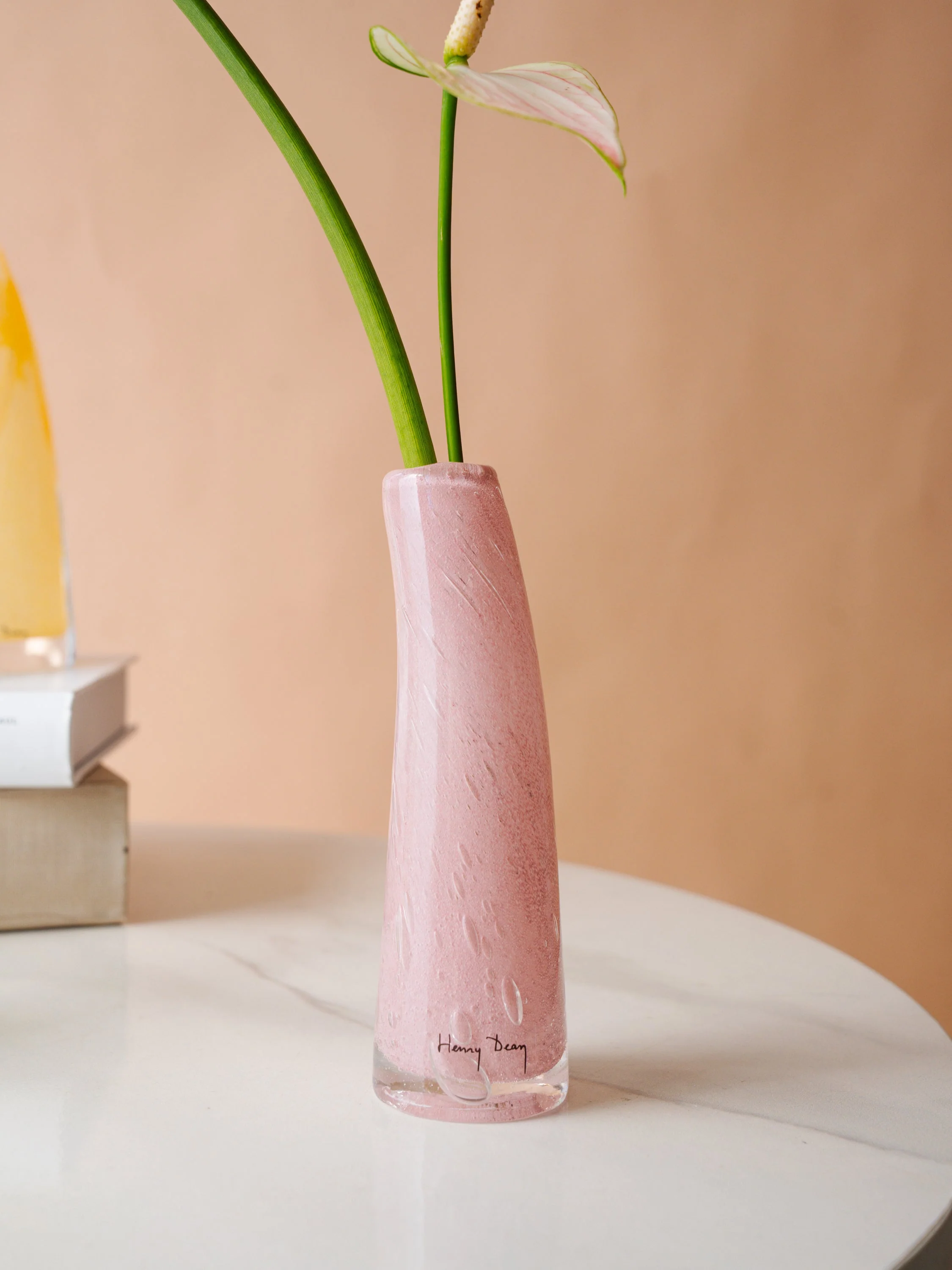 【母の日】Henry Dean Glass Sとお花2輪のセット - ブロッサム - - Image 8