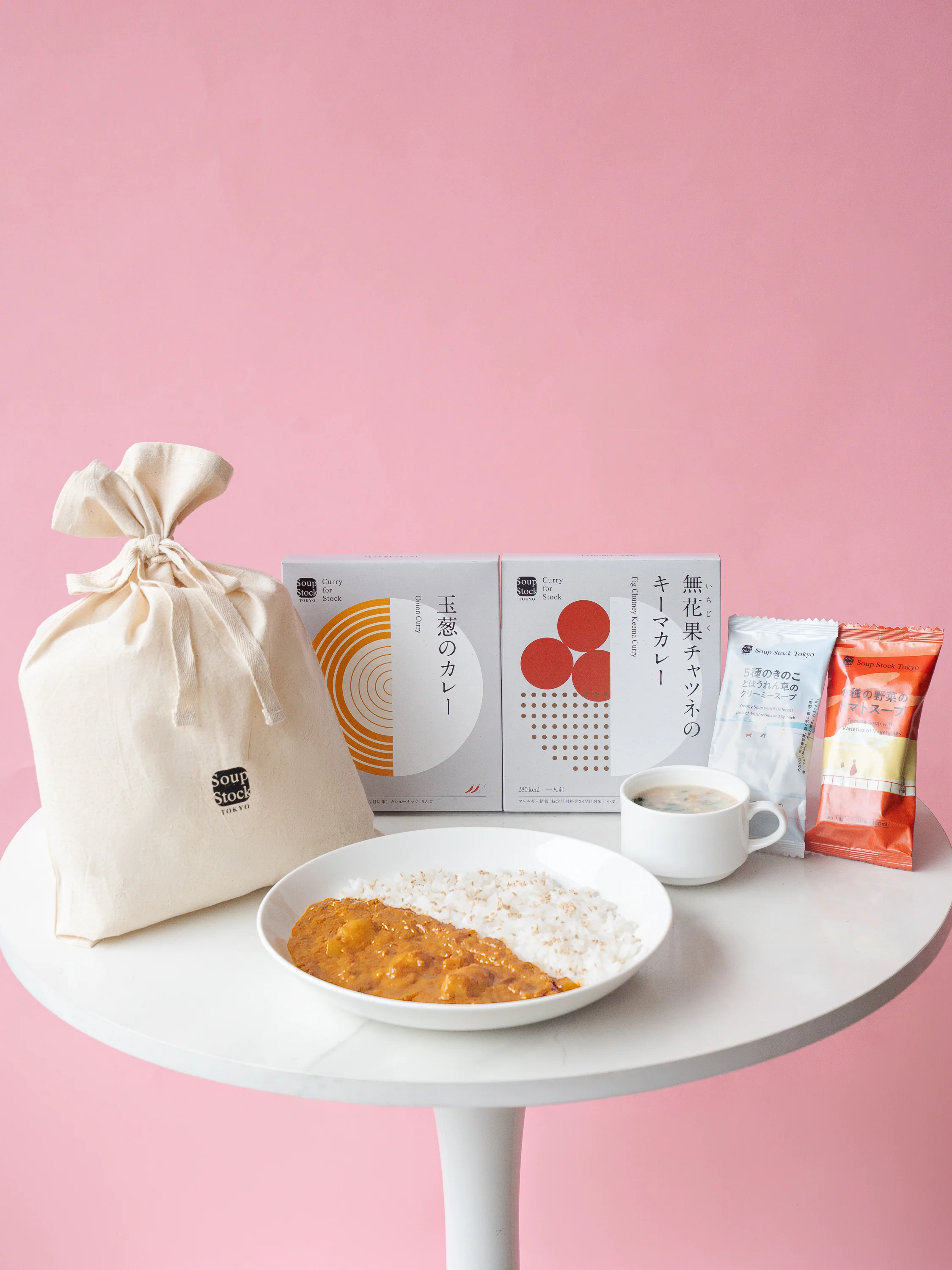 【母の日】スープストックトーキョー「フリーズドライスープとレトルトカレーのセット」とプリザーブドフラワーボックスのセット - Image 6