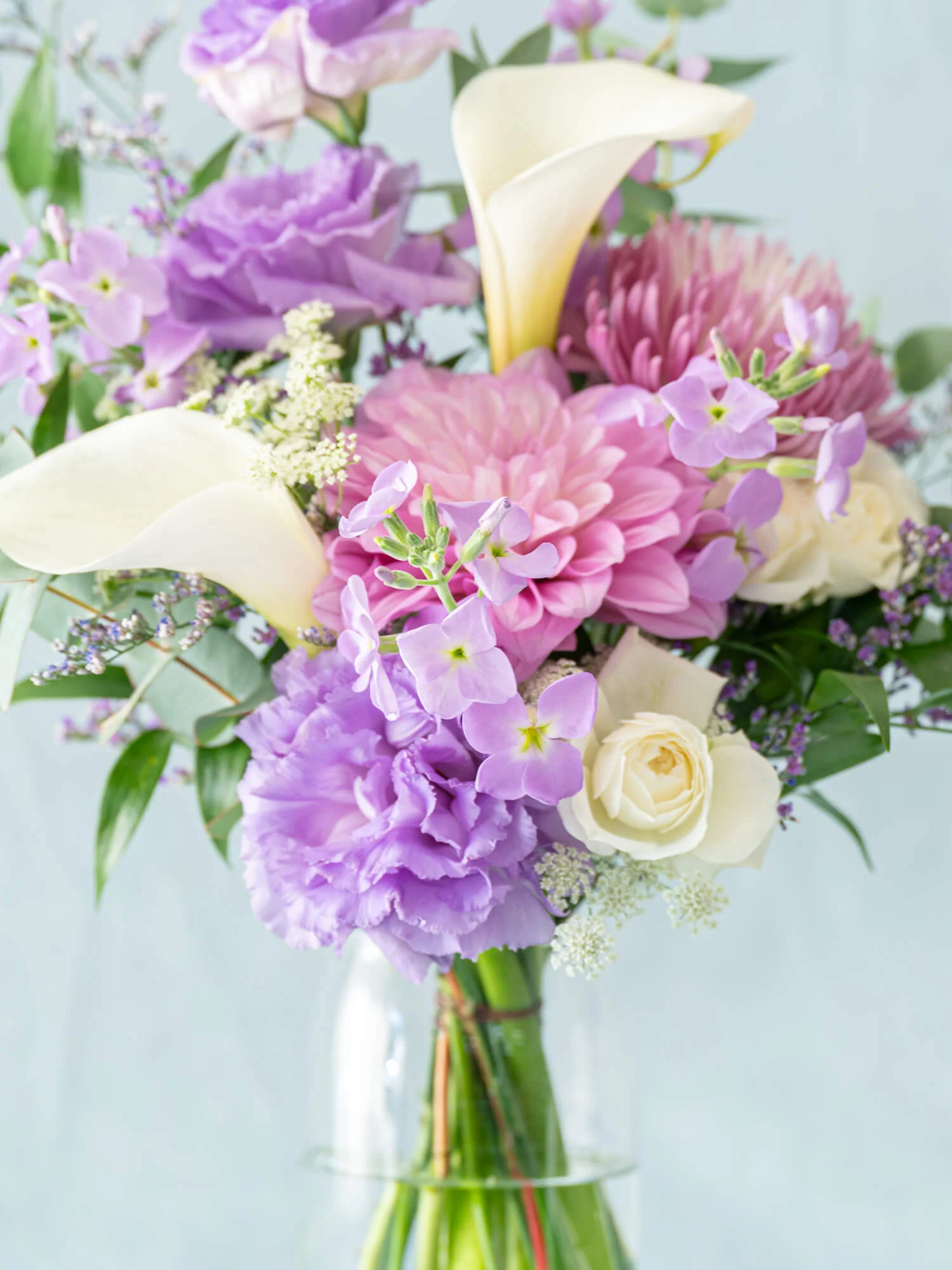 【お供え用】季節の花束 M　- パープル - - Image 4