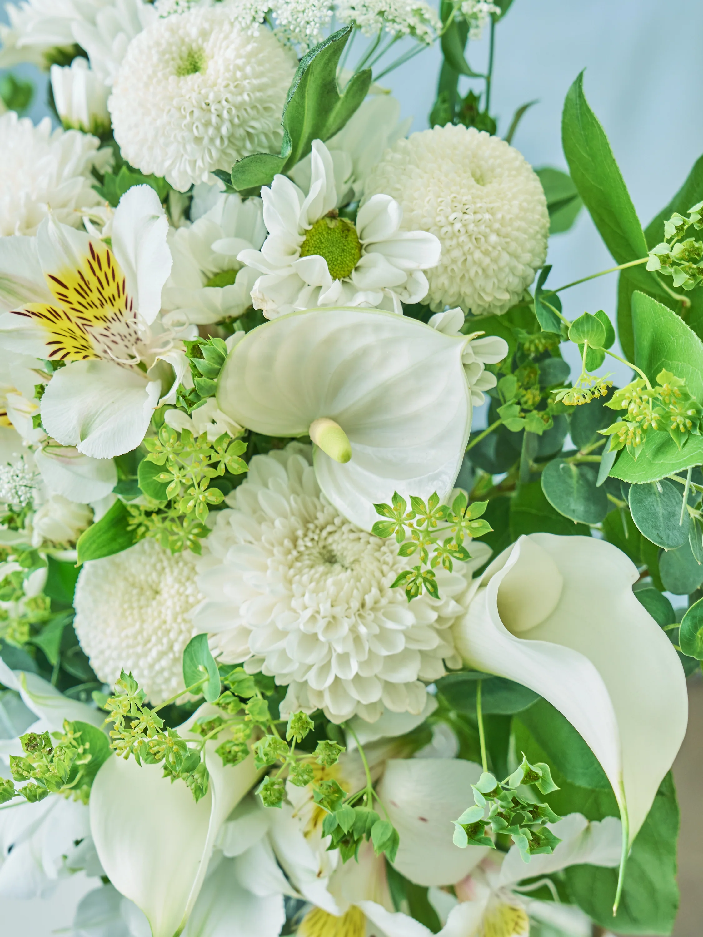 【お供え用】季節の花束 L - ホワイト - - Image 6
